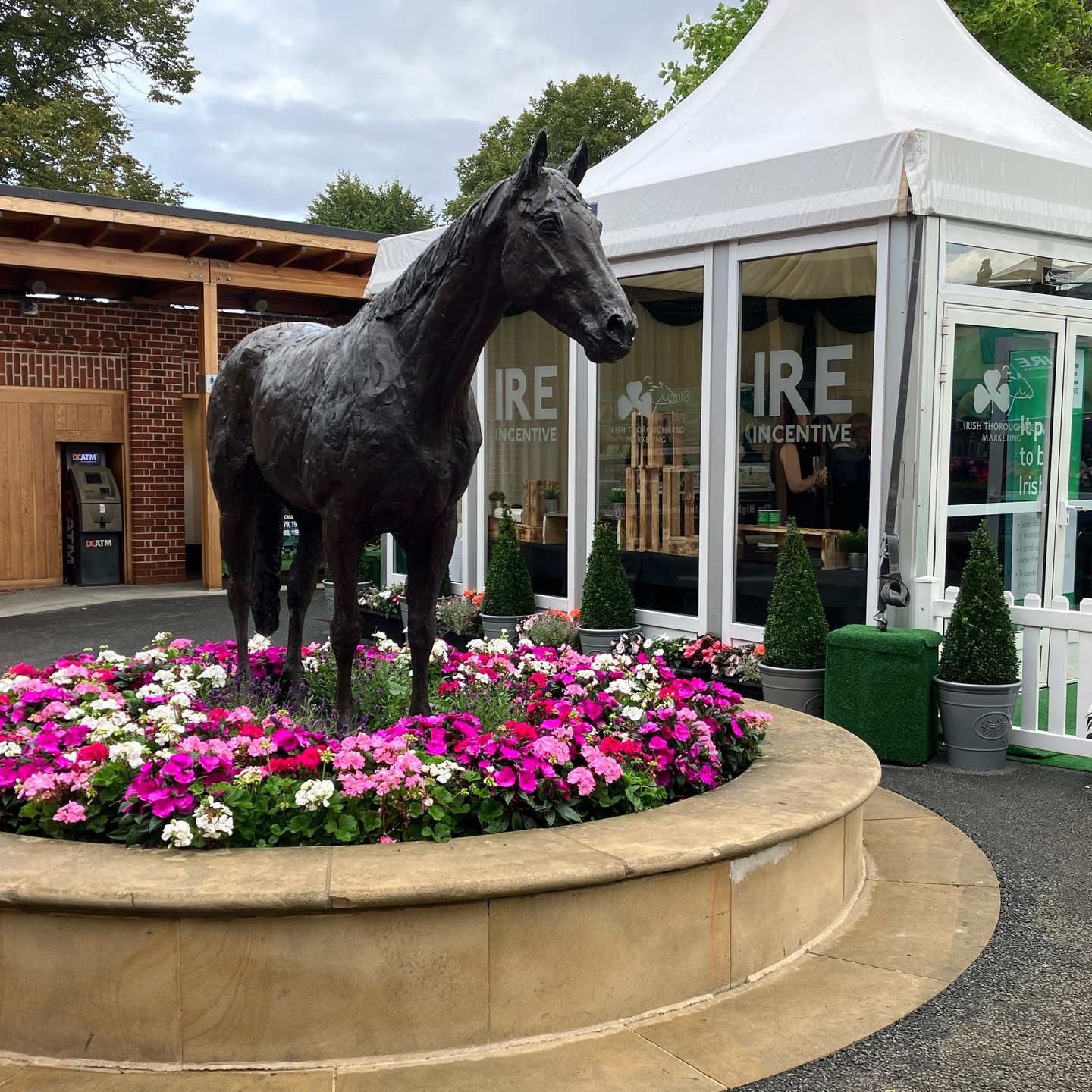 Entrance to #York #Racecourse . Racing resumes today!