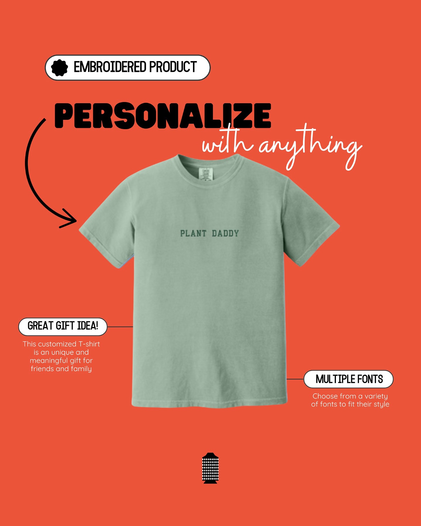 anything goes (within reason) 😜 what word or phrase would you want embroidered on your T-shirt?
.
.
.
#shopsmall #customade #customembroidery #personalization #personalizedgiftideas #personalizedshirts #embroideredtshirt