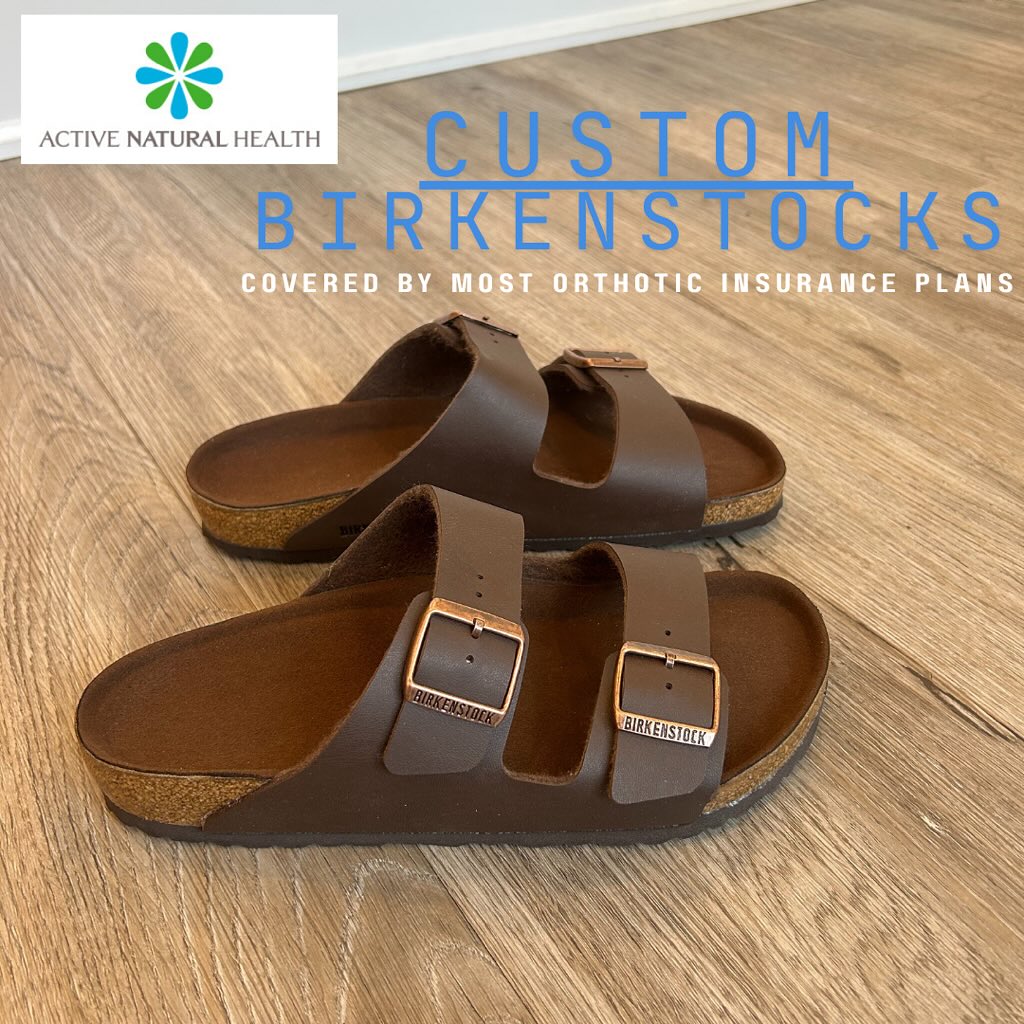💥 CUSTOM BIRKENSTOCK SALE 💥
Get $100 off until June 15
Covered under most custom orthotic insurance plans
Get your feet comfortable and supported this summer season 👣 👍🏼