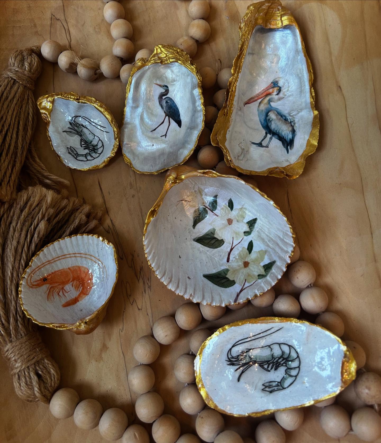 I love how each shell is different and the natural imperfections make them more fun to work with 💛