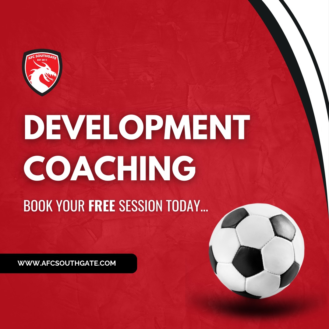 Ready to take your game to the next level? Our Development Coaching is designed to help players of all levels improve their skills, build confidence, and unlock their full potential. 🚀
Whether you're looking to fine-tune your technique, work on your fitness, or develop your game IQ — we've got you covered!
Let’s work together to develop your game! 💥
Book your session now!
#afcsouthgate #afcdevelopment #northlondonfootball #developmentcoaching #footballskills #kidsfootball