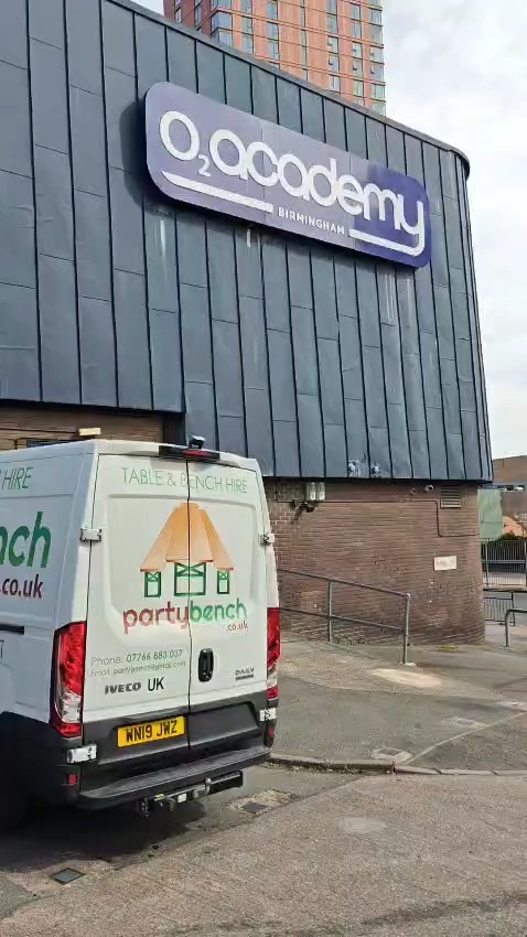 🚚✨ Partybench are thrilled to be supplying our tables and benches once more for the infamous, award-winning Bongo's Bingo rave phenomenon at the O2 Academy Birmingham! 🎉🙌 Check out our video to see how we set the stage for an unforgettable night of fun, laughter and dance! 🎶 💖 #Partybench #BongosBingo #O2Academy #EventHire #BirminghamEvents #TableAndBenchHire #RaveOn #MemorableMoments