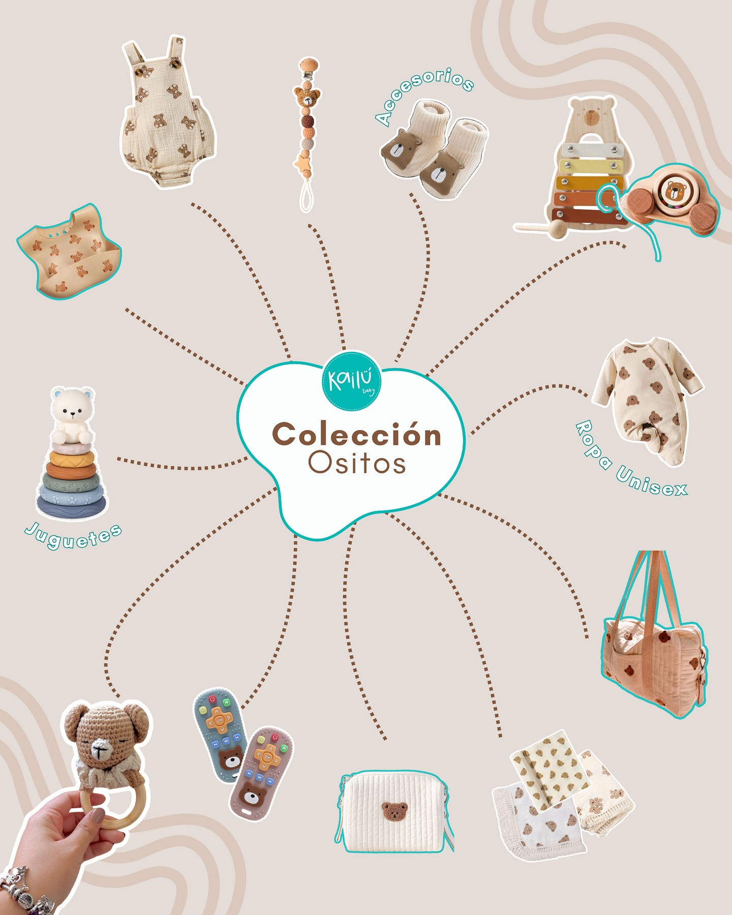 🐻✨ ¡Alerta de ternura máxima!
En Kailú Baby tenemos colecciones diseñadas para enamorar, y la Colección Ositos es una de nuestras favoritas😍
👶 Ropita unisex suave y cómoda 🧼
🧸 Juguetes didácticos y para estimulación temprana 🧠
🧦 Accesorios funcionales, coquetos y llenos de detalles ✨
🎁 ¡Perfectos para regalar o consentir a tu bebé (o a ese peque especial)!
Cada pieza fue creada con muchísimo amor ❤️ para acompañar a tu bebé desde sus primeros momentos ✨
🫶🏻 Ideal para bebés y toddlers que merecen lo más lindo desde el primer día 🥹💛
¿Ya la conocías?
👀 Descúbrela completa en nuestra tienda online
🛒 www.kailu.mx
#ColecciónOsitos #KailúBaby #RopitaLinda #JuguetesTiernos #AccesoriosDeBebé #RegalosConAmor #MamáFelizBebéFeliz
