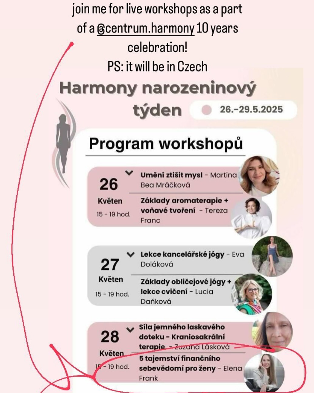 Link for registration: https://lucia-dankova2.reservio.com/staff/e64a1e85-5dab-4508-9954-6c98a1914c92