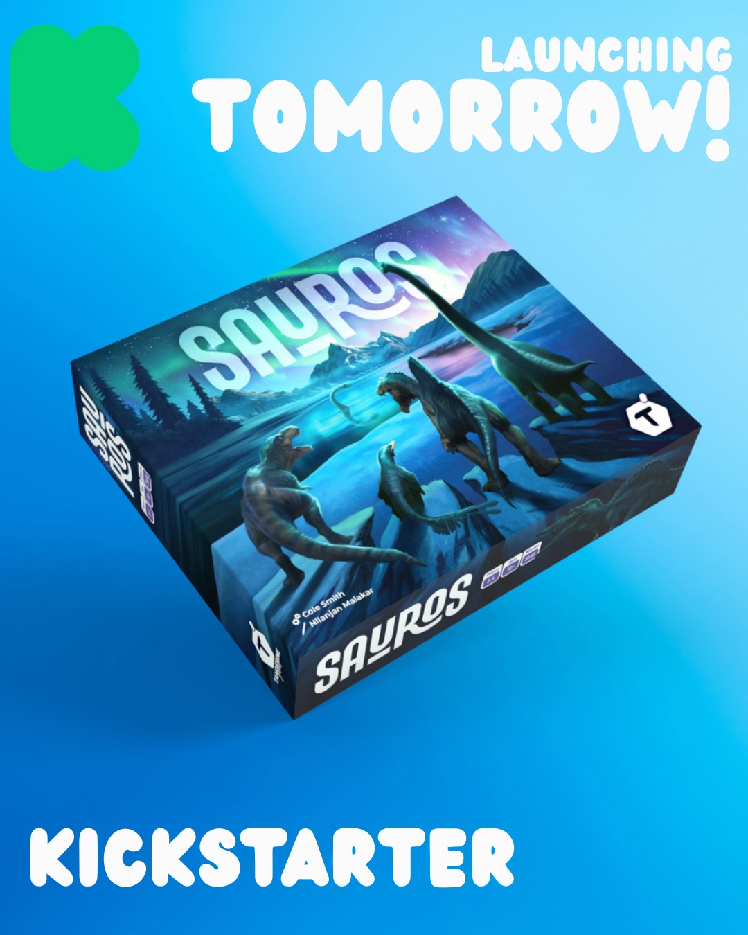 #Sauros launches tomorrow on #kickstarter 🦖 Link in Bio!
