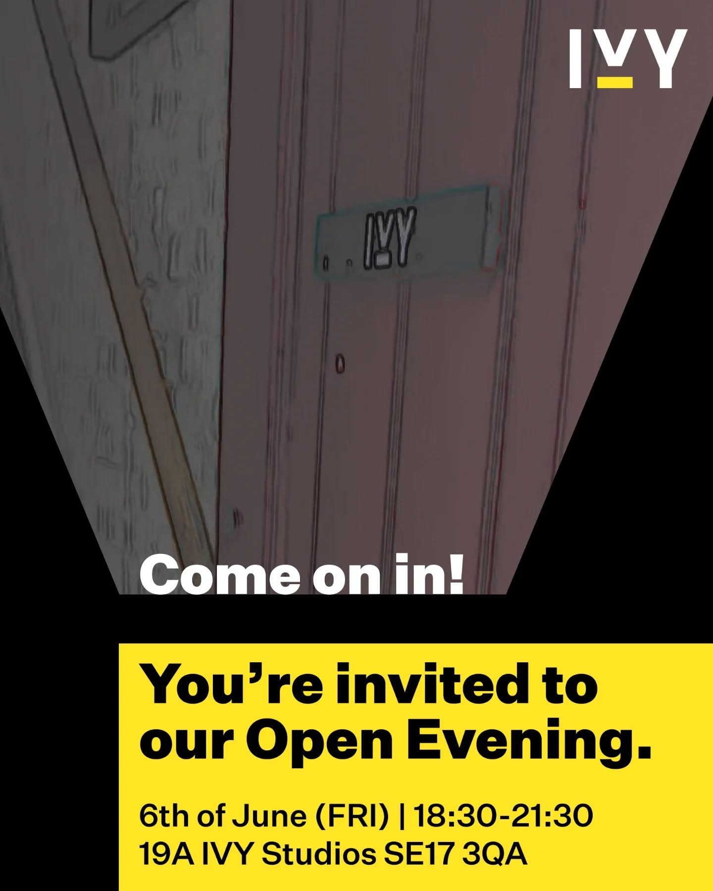 As part of @pullensyards Open Studios join us for a casual evening of conversation and community.
Curious about what we do? Come and explore the studios enjoy a drink and soak in music from DJ MUSU.
Whether you're here to connect or just have a good time - you're welcome.
6th of June (FRI)
18:30-21:30
IVY Studios
19A Iliffe Yard
London
SE17 3QA
