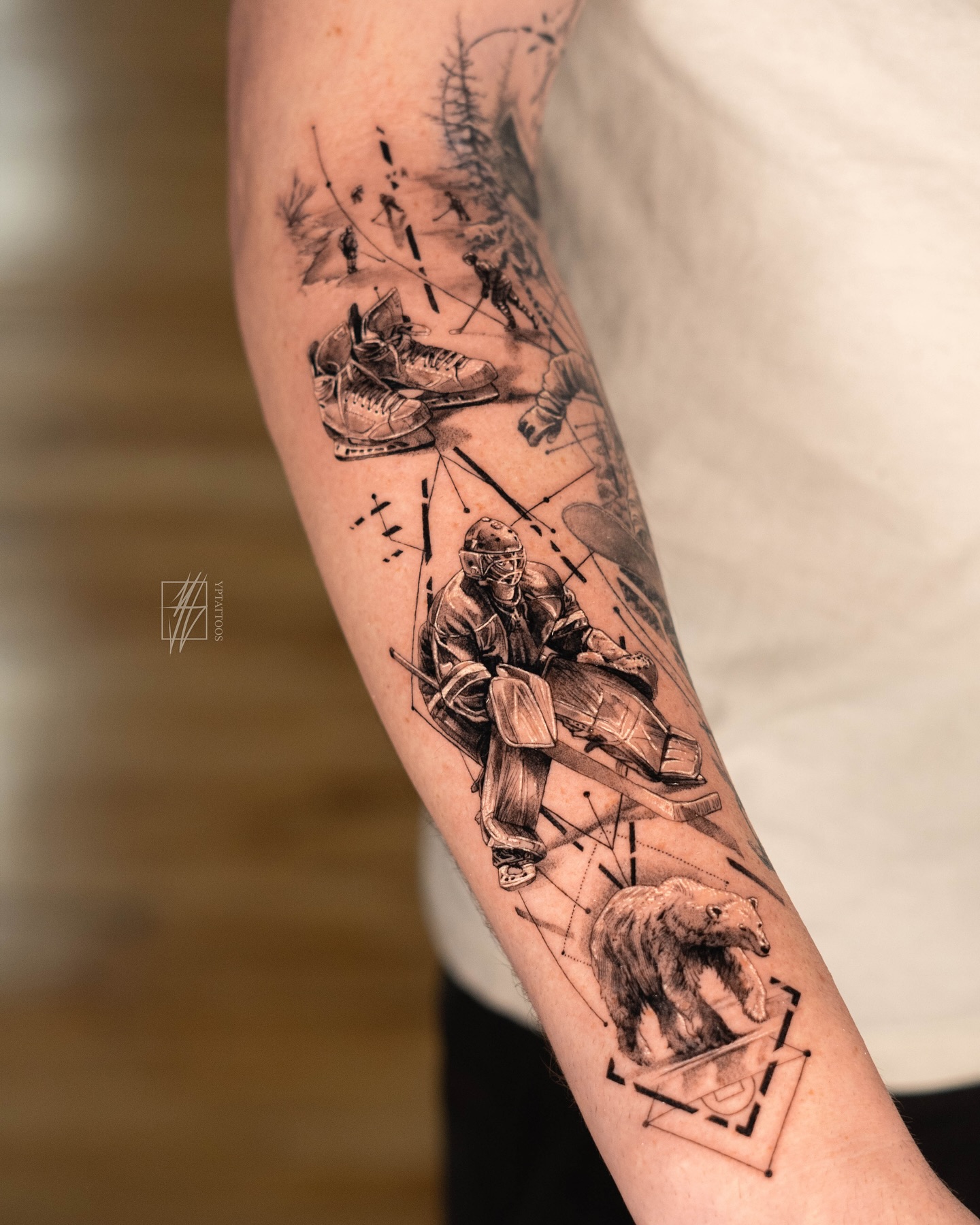 Forged by the cold, moved by passion š
Always grateful for the chance to keep building on existing pieces. This time, we took the Canadian winter theme even further by adding elements of pond hockey along with some personal touches. I absolutely love how the new additions flow together, creating a visual bridge between the inner and outer forearm.
Thanks again for the continued support and looking forward to see what ideas are next.
Books are open, for those interested please send me an e-mail, more info can be found in my bio.
PETER / YPTATTOOS
#freshtattoo #microtattoo #conceptual #narrative #moderntattoo #torontotattoo #inkoftheday #finelinetattoo #geometrictattoo #lamanigancetoronto