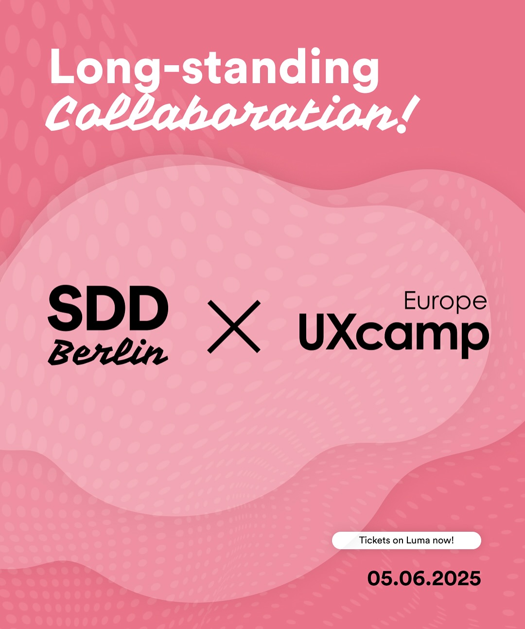 We are excited to announce our third collaboration
with @uxcampeurope for an incredible summer kickoff with us – @sddberlin! Get your free ticket via luma, link in bio.
About UXCamp Europe:
@uxcampeurope is a participant-driven conference that brings together UX professionals from all over #Europe to share knowledge, ideas, and experiences. It’s an #unconference format, meaning attendees can propose and lead discussions, making it a truly collaborative and interactive experience. The focus is on creating a space for open dialogue around user experience, design thinking, and innovative practices.
@sddberlin aims to foster discussions that inspire and empower our community to push the boundaries of design and technology. This collaboration exemplifies our commitment to continuous learning and connection within the design field.
Join us as we kick off summer with insightful talks, engaging discussions, and a chance to connect with like-minded professionals.
Let’s celebrate the synergy between design and community!
#SDDBerlin #UXCampEurope #Collaboration #UserExperience #DesignInnovation #Community #SummerKickoff #LearnAndConnect