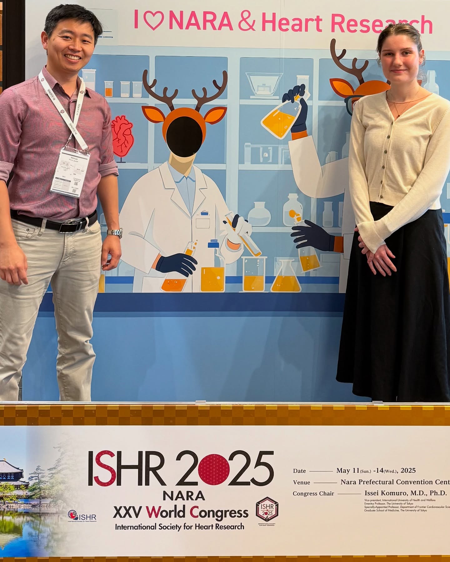Meeting with old friends and new @ the International Society for Heart Research World Congress 2025 in Nara, Japan! More to come!