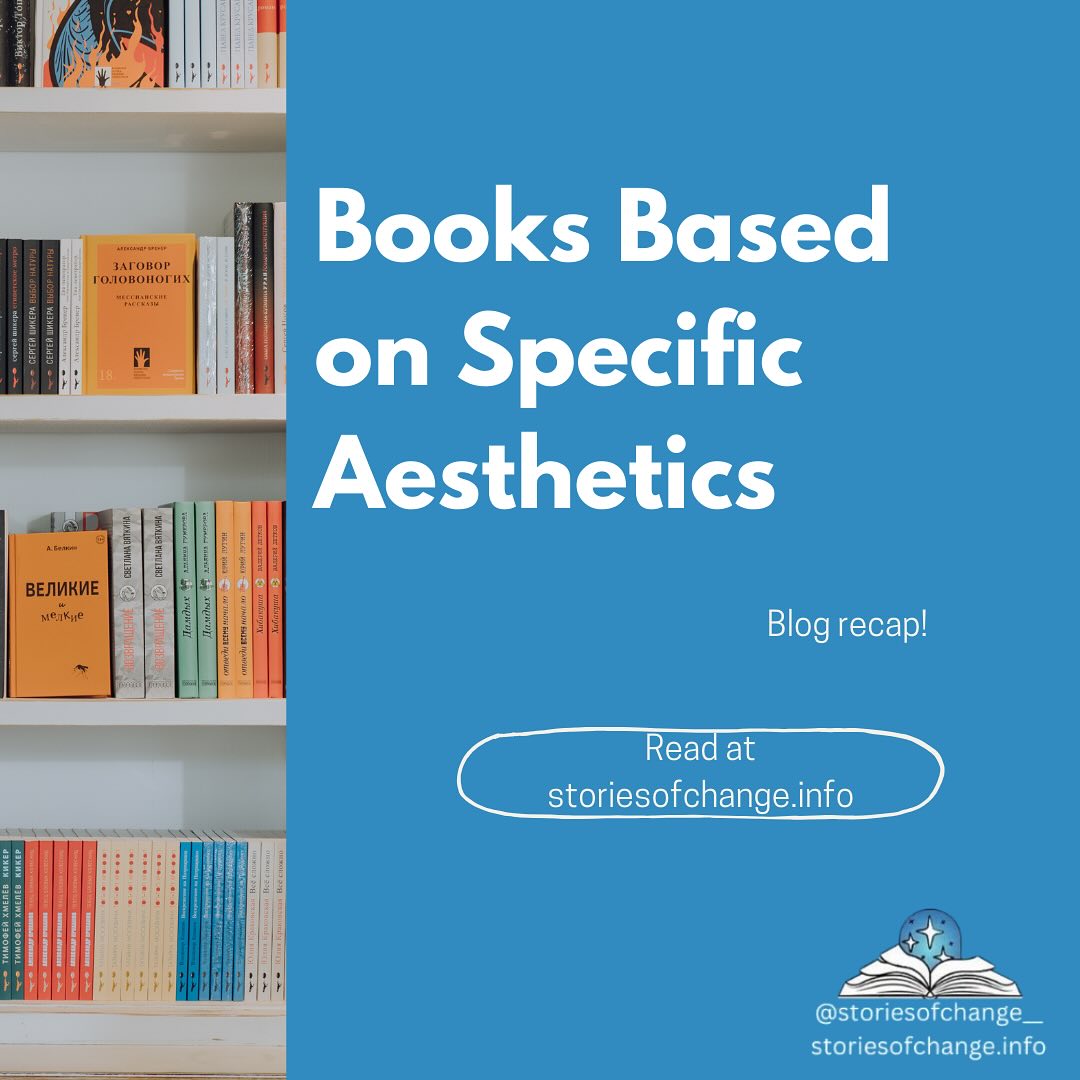 We love pinterest aesthetics. I mean, who doesn’t? Here are a list of books that match the perfect pinterest-esque aesthetic that you are dying to immerse yourself in!
Read more on our blog at our website storiesofchange.info!
#bookstagram #share #readers #storiesofchange #onepageatatime #books #communitymatters #literacy #booklover #bookaddict #bookgirlie #fantasyreader #fantasy #romance #explore #foryou #viral #trend #Trending #booktok #bookcampaign #campaign #author #read #storiesofchange #onepageatatime #blog #stories #YouthVoices #change #storiesofchange