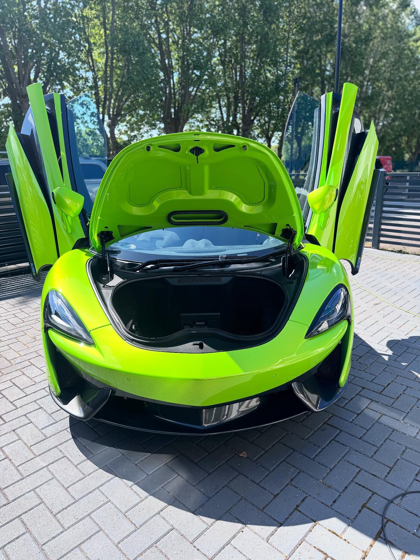570S in for a maintenance refresh. Simple clean, serious presence. 💦🧽 #mclarenlove #mclaren570s #greencars #vipergreen #detailing #doneright #dreamcars #tmdetailscouk #bromley #london #beckenham #kent