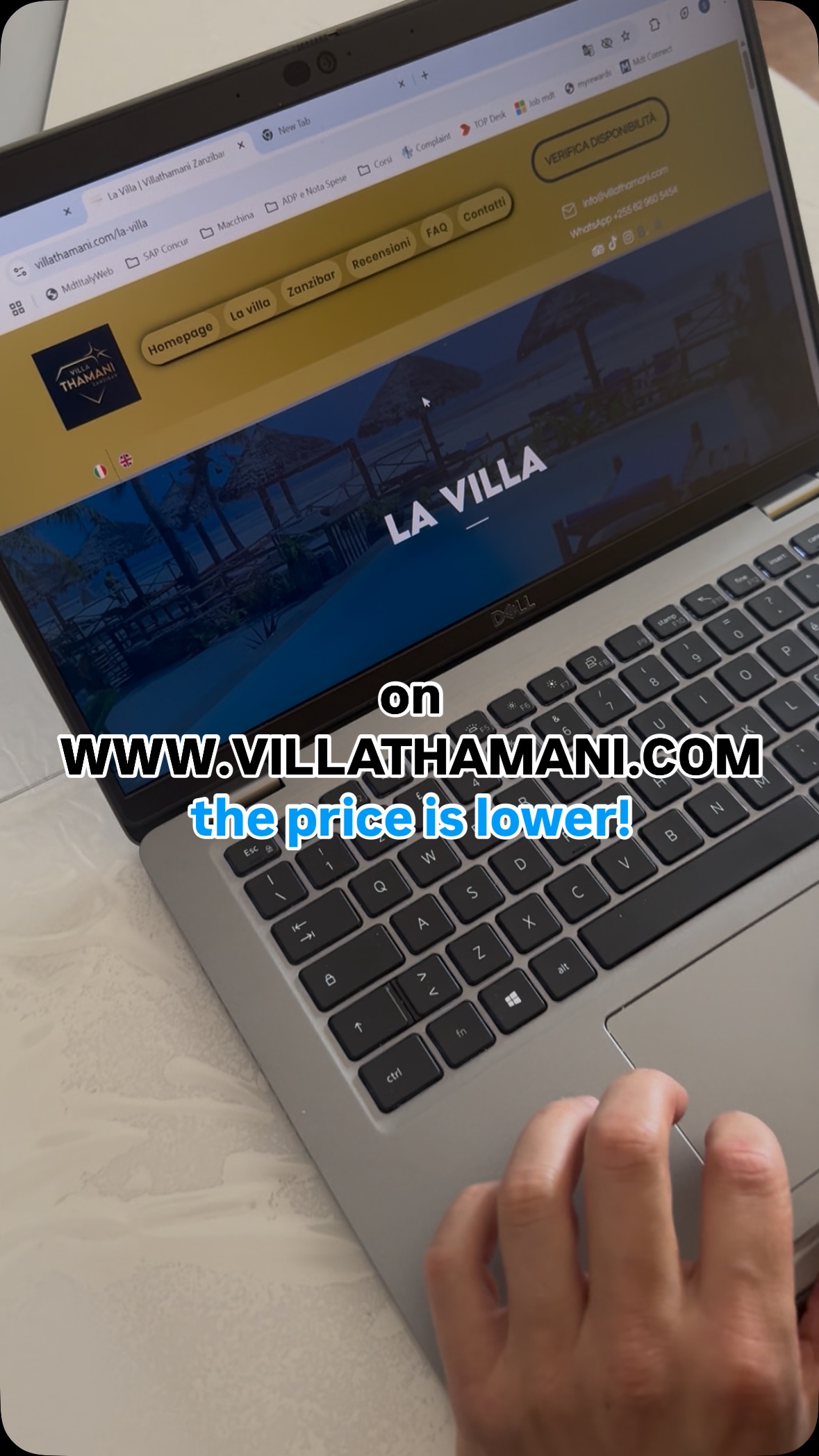 POV: You’ve always dreamed of a getaway at Villa Thamani ✨
The sea, the serenity, those breathtaking sunsets… and now’s your chance!
Book directly through our website — it’s safe, secure, and managed by us! 🌐
You’ll also find our WhatsApp number to chat directly with Alice! 💬
📲 We’ll be waiting for you — with the sun on our skin and Africa in our hearts 💎 🔜 WWW.VILLATHAMANI.COM