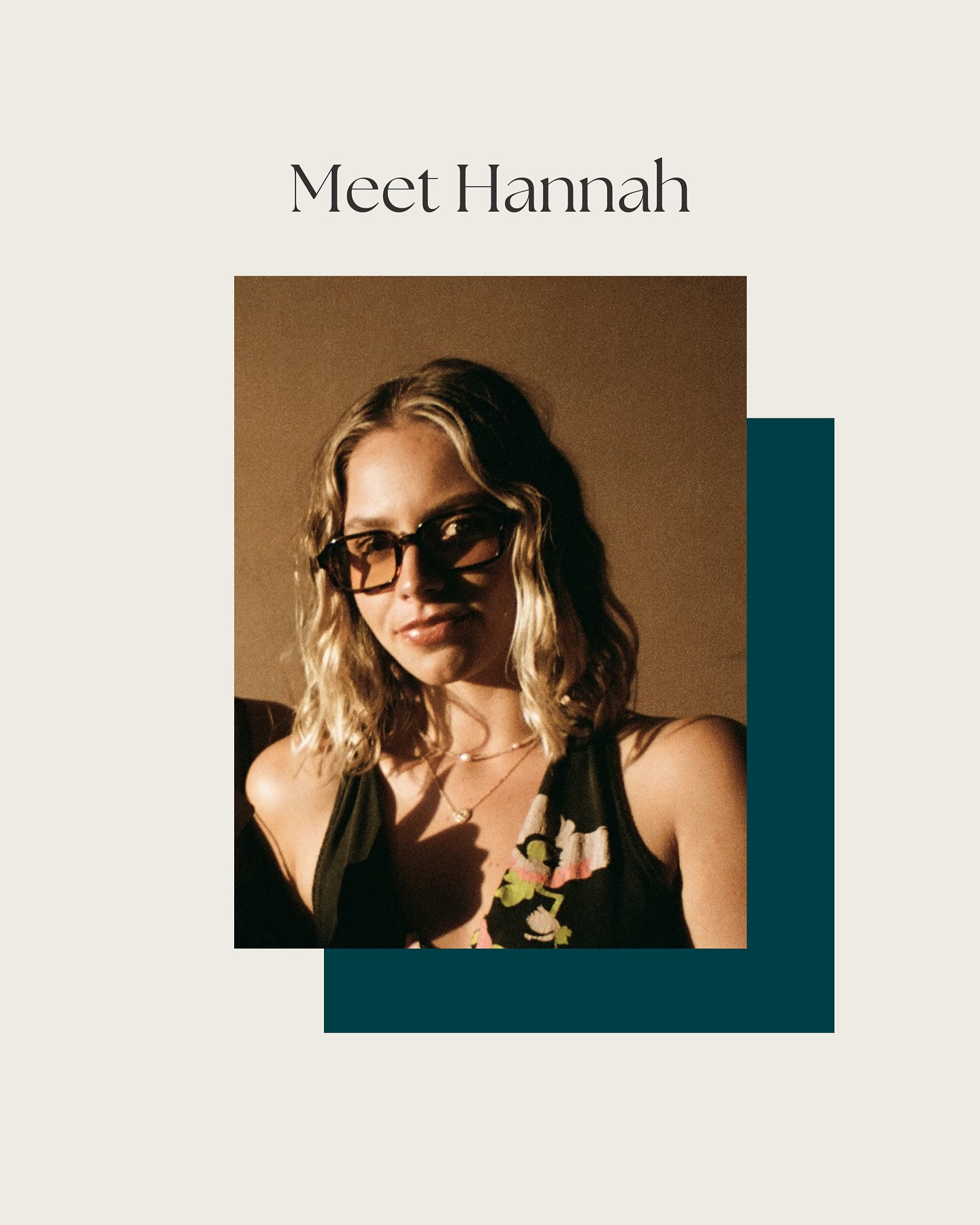 Say hello to Hannah 👋🏼
Our new creative coordinator and the reason Melrose is looking extra good lately ✨
Swipe to get to know her 👉🏼