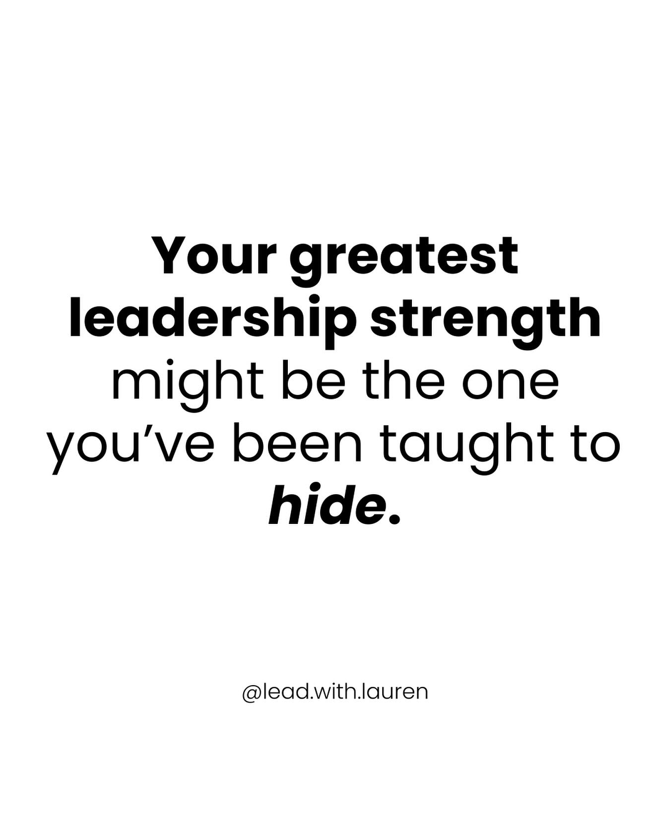 What if your greatest leadership strength…
is the one you’ve been taught to hide?
I spent years showing up as the “right” kind of leader.
Polished. Put-together. Playing the part.
But it didn’t feel like me.
I wasn’t leading with my real strengths - I was hiding them.
That realization became the spark behind The Superpower Advantage - my coaching program designed to help leaders reclaim their unique strengths - their superpowers ⚡️
Because your most powerful leadership quality isn’t something you need to fix.
It’s something you need to unleash.
❔What superpower have you been hiding?
#AuthenticLeadership #TheSuperpowerAdvantage #LeadWithPurpose #ExecutiveCoach #LeadershipJourney #RealLeadership