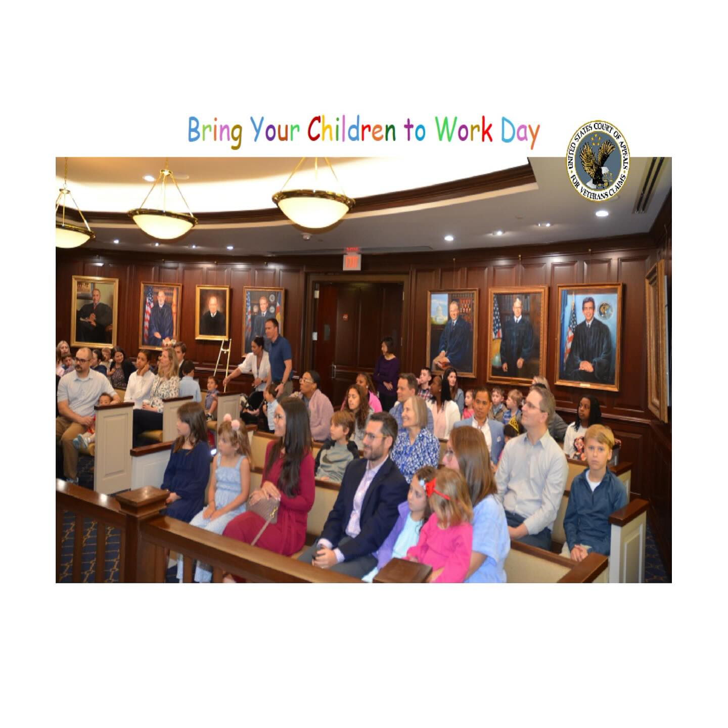 A fun time was had by all at the Court’s take your child to work day!