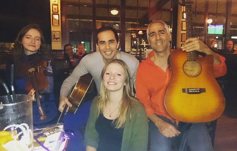 ๐๐โ๐ ๐๐ต๐ฟ๐ผ๐๐ฏ๐ฎ๐ฐ๐ธ ๐๐ถ๐บ๐ฒ!
Part 1 - Kennedyโs
10 years ago, Jane met Steward at Kennedyโs Irish Pub in Zurich. He was hosting an Open Mic Night @kennedyszrh and was looking for someone to take overโฆ since then, weโve been changing venues a couple of times due to different reasons, though our inner circle stayed together until today.โค๏ธ
Thank you so much for your friendship and music!๐ถ (We will make a seperate post to announce our anniversary musicians.)
Stay tuned and enjoy the time maschine from 2015-2025.๐
Musicians on the pic:
@ange_ma_que 
@janetaudien 
@stewartan24 
Simon 
Rafael