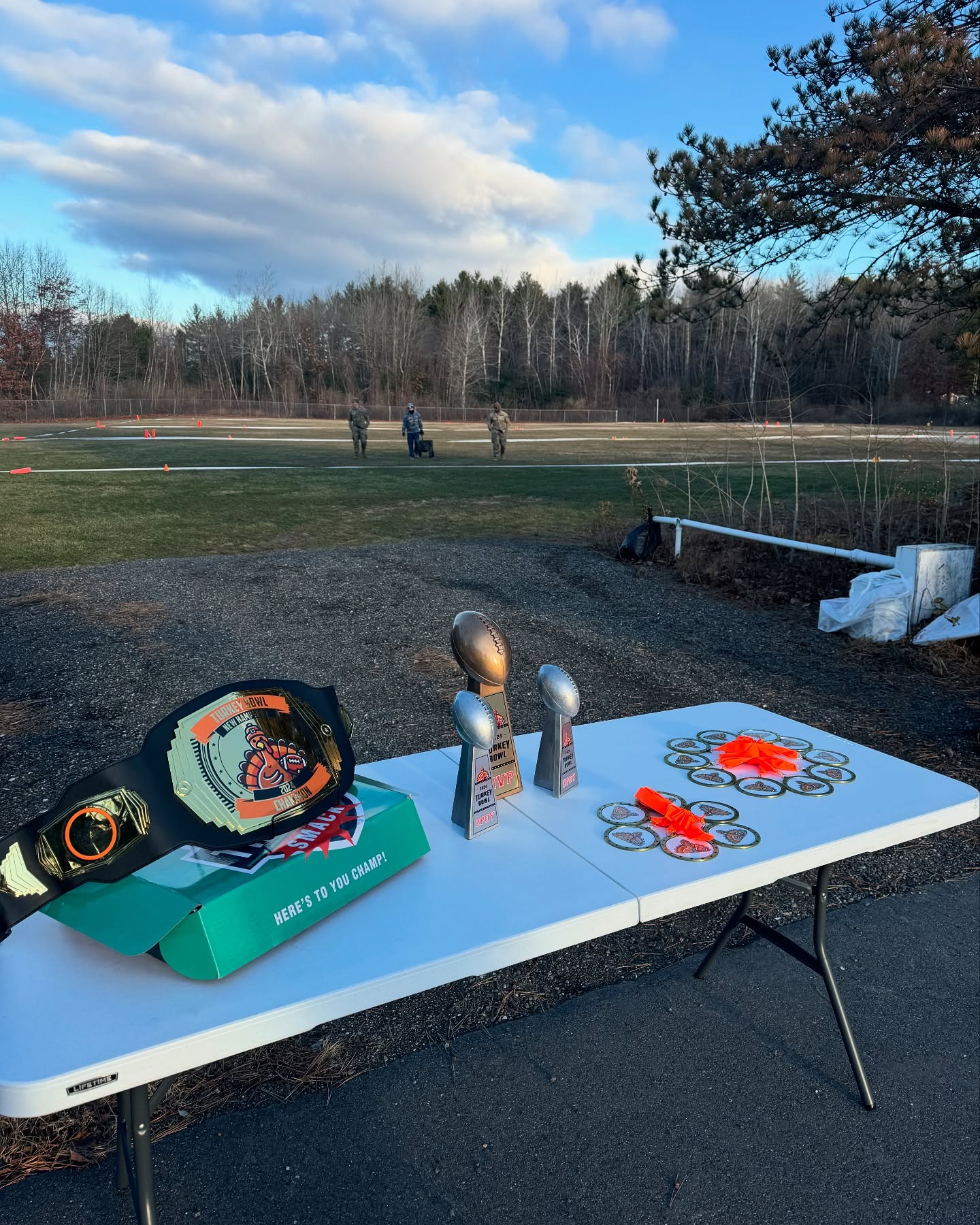 It pays to be a winner around here! Teams get championships rings and other prizes at the end of each season!