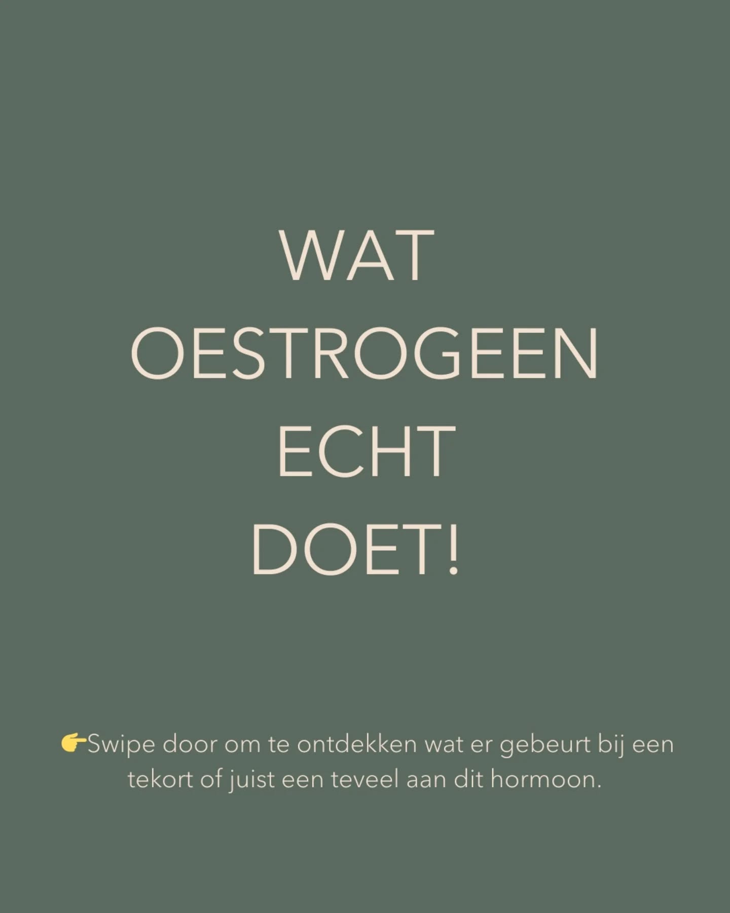 Oestrogeen: jouw vrouwelijke powerhouse
Oestrogeen is het hormoon dat jou laat stralen, en barsten van de levenslust. Het is betrokken bij wel 300 processen in je lichaam. Denk je bij oestrogeen alleen aan vruchtbaarheid? Dan zie je maar een klein stukje van de puzzel.
Oestrogeen: veel meer dan een ‘cyclusregelaar’
Oestrogeen is één van de belangrijkste vrouwelijke hormonen. Net als progesteron en testosteron valt het onder de groep sekshormonen.
Het speelt een grote rol in je menstruatiecyclus, ondersteunt je vruchtbaarheid en staat aan het roer tijdens zwangerschap en in de overgang.
Maar oestrogeen is veel meer dan alleen een hormoon dat je cyclus regelt. Het heeft invloed op:
💜 Energie
💜 Stemming & emoties
💜 Botten
💜 Libido
💜 Huid & wondgenezing
💜 Hart
💜 Brein
💜 Stofwisseling
Oestrogeen is een steroïde hormoon dat vooral wordt aangemaakt in je eierstokken, en deels in je vetcellen, bijnieren en tijdens de zwangerschap in de placenta.
Tijdens je cyclus schommelt het voortdurend. Rond je menstruatie is het laag. Daarna stijgt het in de eerste helft van je cyclus tot een piek rond je eisprong. In de tweede helft neemt progesteron het over.
Die twee werken als een team, maar na je 35e verandert die samenwerking vaak. Je oestrogeen kan dan nog vrij actief zijn, terwijl je progesteron al langzaam afneemt.
Dat verstoort de balans met klachten als :
💜 Slecht slapen
💜 Prikkelbaarheid
💜 Stemmingswisselingen
💜 Vermoeidheid
💜 Een kort lontje
💜 Onregelmatige menstruaties
👉 Swipe als je benieuwd bent naar de symptomen van een tekort of juist een overschot aan oestrogeen.
Herken jij jezelf in één van de twee? Dan is het tijd om in actie te komen
Je lijf liegt niet.
Het fluistert, roept of schreeuwt…
Het is aan jou om te luisteren en te handelen.
#oestrogeen #oestrogeendominantie #hormonaledisbalans #hormonen #leefstijl #voeding #balans #sexhormonen #vruchtbaarheid #cyclus #menstruatie #energie #progesteron #testosteron #overgang #menopauze #perimenopauze #enschede #brainstof