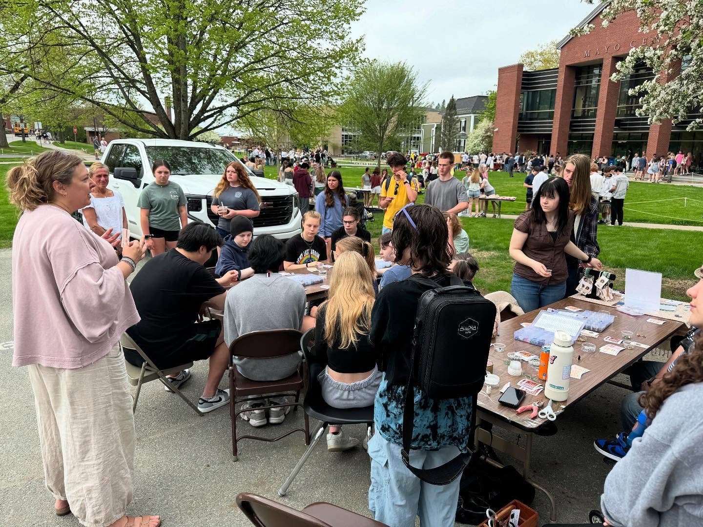 It was a beautiful day to share at St. Johnsbury Academy’s annual “Spring Day”. I got to meet and chat with so many students. Thank you for inviting me. #mentalhealthmatters #988 #youarenotalone