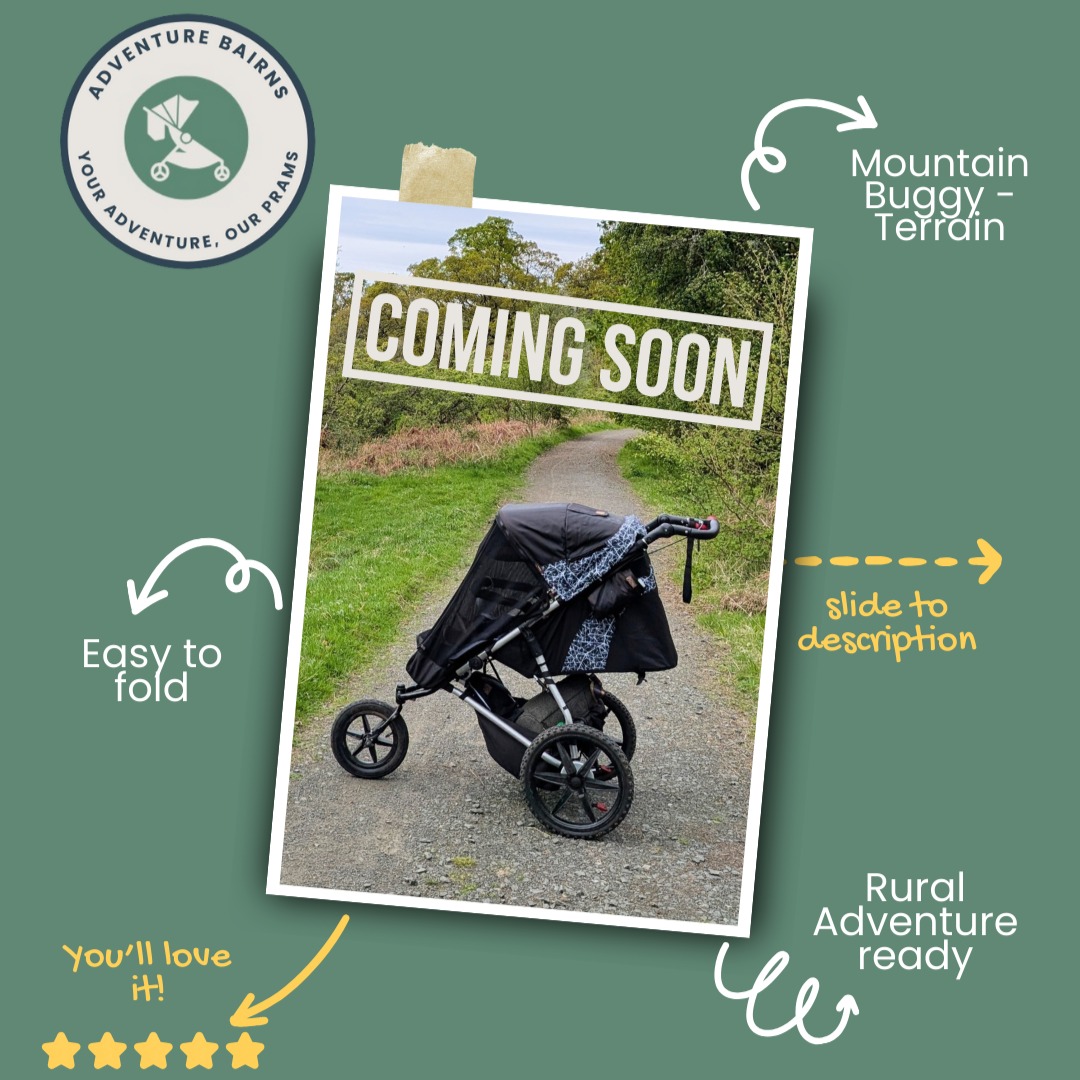 We are getting so excited about our launch, but until then you can find out more about one of our rental prams!
Mountain Buggy's Terrain!