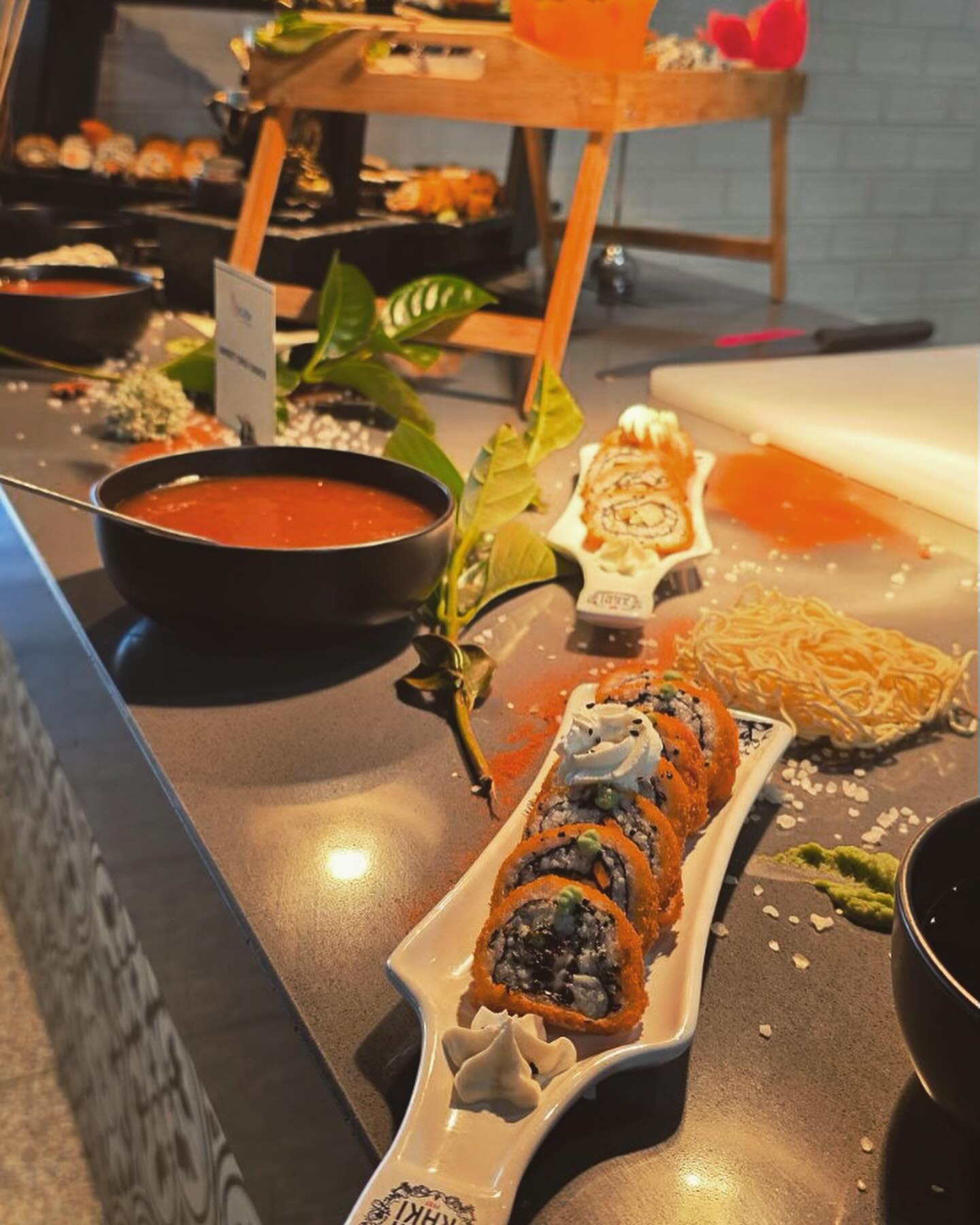 Indulge in a sushi lover’s paradise at our main restaurant — a buffet experience where fresh flavors meet elegant presentation, all in the heart of the resort. 🍣🍱✨
#virginia_family_resort #virginiafamilyresort #rhodes #greece #buffet #allinclusive #hotelrestaurant #resortbuffet #resortrestaurant #hotelbuffet #greekhotel #greekresort #hotel #sushi #sushibuffet #sushilovers #dinnerbuffet #themedbuffet