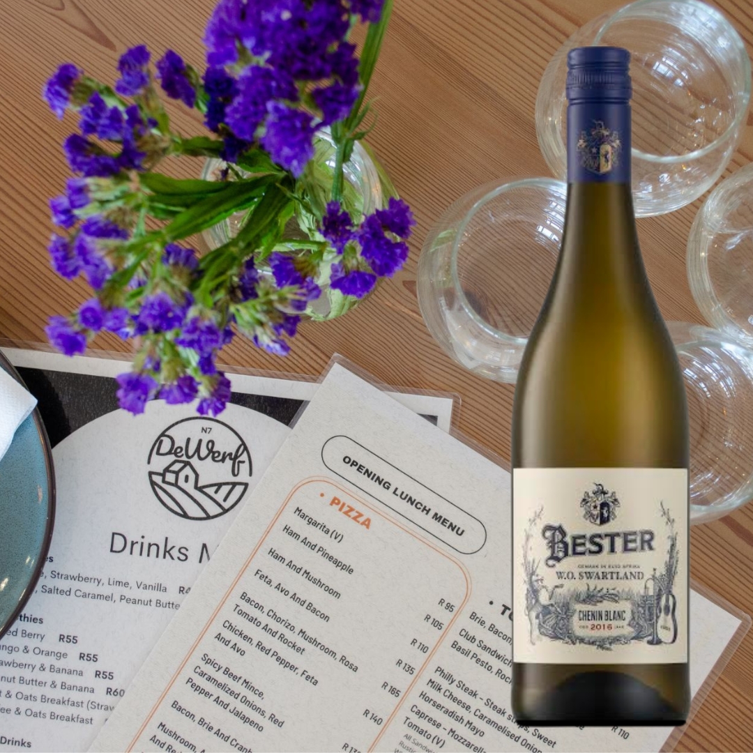 Out and about near Philadelphia? Pop in at @dewerffarmstall and stock up on a bottle of Bester Family Wines while you're there 🍷🍷🍷
We’re excited to share that our wines are now available from the deli section at De Werf Restaurant, a fantastic spot on the N7 known for farm-fresh food, wood-fired pizza, and a weekend food market that’s always worth the stop.
📍 Whether you’re grabbing one of their famous pies on the go, staying for an all-day breakfast, or settling in for Sunday Roast with the family, there’s always something lekker happening at De Werf.
BONUS! They’ve got plug-points, and Wi-Fi if you need a spot to get some work done.
🕗 Farmstall: 8am–6pm daily
🍽 Restaurant: 8am–4pm (pizza till 5pm, and 8pm on Wednesdays)
🛒 Food Market: Sat & Sun, 10am–4pm
🔗 www.dewerf.co.za
#BesterFamilyWines #BFW #DeWerf #Philadelphia #SwartlandWine #WineAndDine #SupportLocal #SwartlandEats #GrabAndGoGourmet #PizzaAndWine