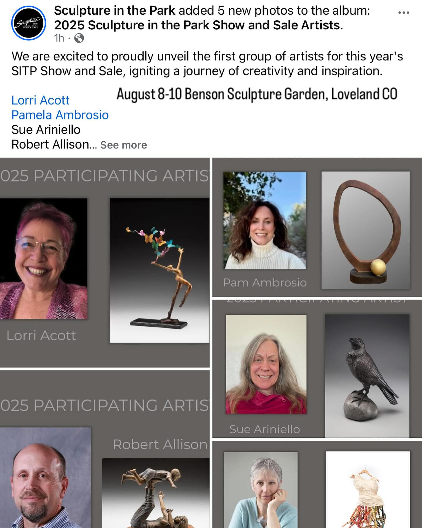 Over 170 artists will exhibiting their juried work during the 41st year of this beloved, world class show!