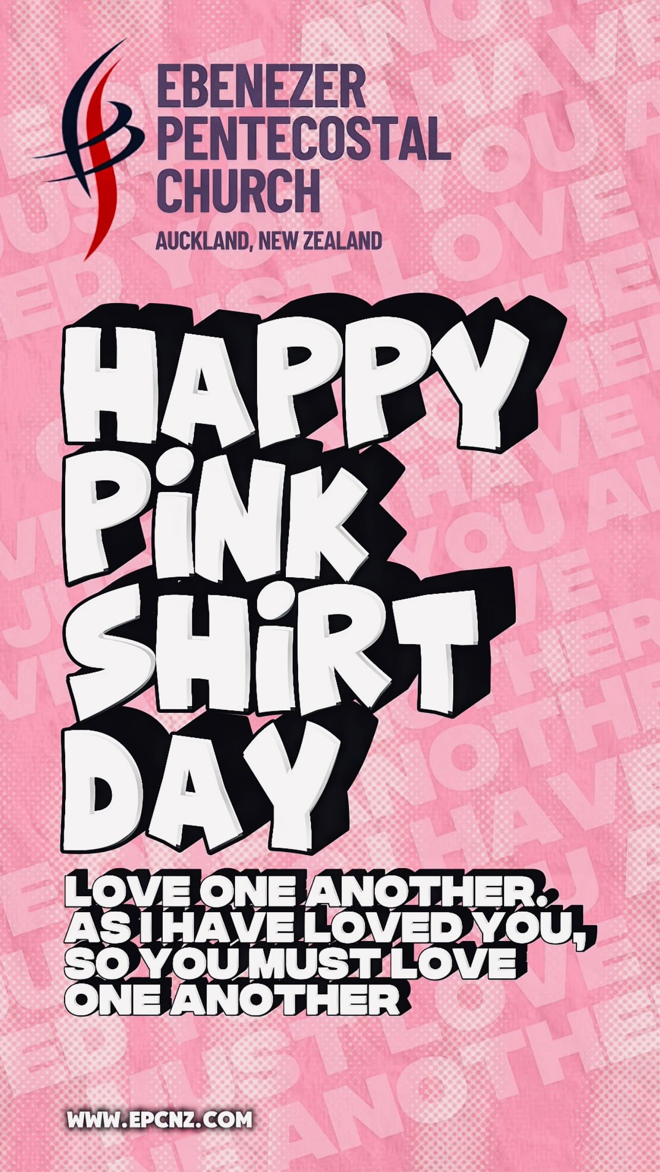 Love is patient, love is kind and today love is pink. Celebrating pink day with hearts full of love and kindness.
May 16th: Pink Shirt Day: Stand up, speak out, stop bullying