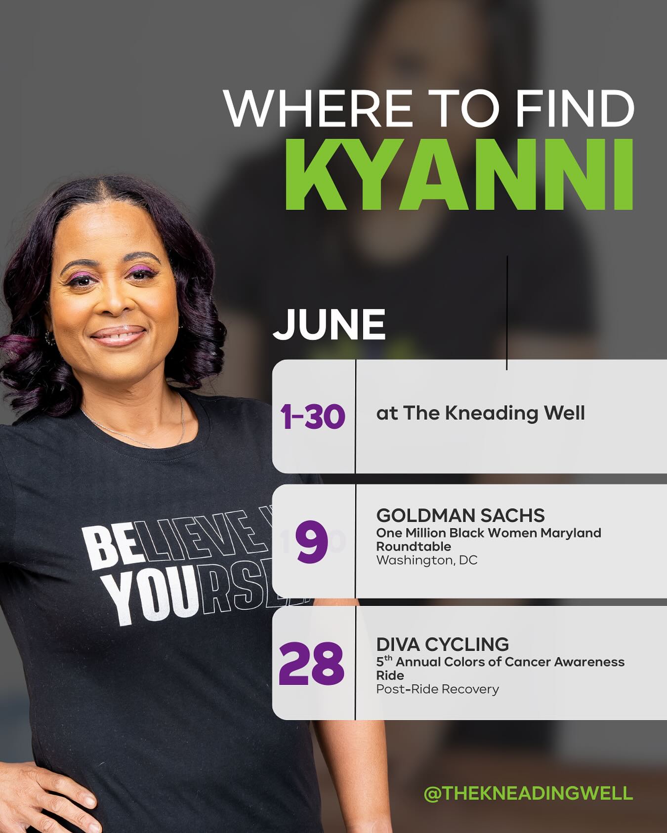 šš½ ON A MISSION
::
āWe canāt become what we need to be by remaining what we are.ā
~ Oprah Winfrey
Or where we areā¦
Iām on a move!
I canāt wait to share my hands and how The Kneading Well is growing.
::
#founderandceo
#thekneadingwell
#growing
#womeninbusiness
#blackinbusiness
#mindingmybusiness
#bigbusinessenergy