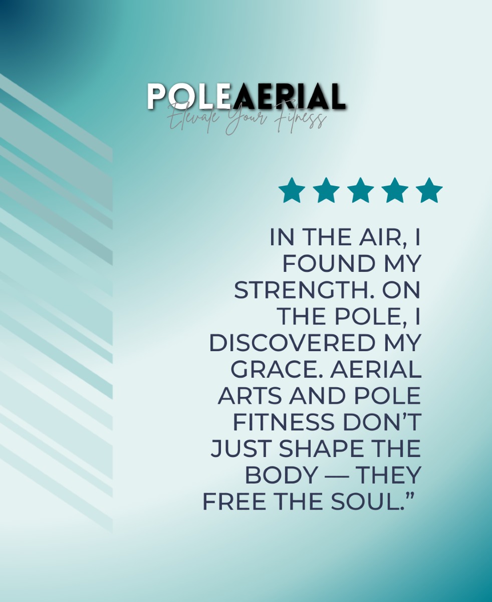 "In the air, I found my strength. On the pole, I discovered my grace. Aerial arts and pole fitness don’t just shape the body — they free the soul." 💫💪💃
Every climb, spin, and drop is a reminder of what we’re capable of — inside and out.
Come move with us. Come feel free. ✨
#AerialArts #PoleFitness #StrengthAndGrace #FreeYourSoul #AerialCommunity #MovementIsMedicine #EmpoweredInMotion #PoleLife #AerialJourney
