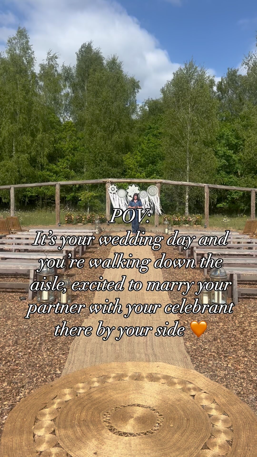 By the big day, I’m basically your third wheel with a script 🌞✨
Ashleigh the sunshine celebrant, for the playful, indie lovers💛
Venue: @wellingtonwoodnorfolk
Backdrop: @samphirevintageprops
Flowers: @doesntcosttheearth
Wouldn’t have been possible without Evie @nayabridal behind the cam getting the shot!
#yourweddingyourway #independentcelebrant #ukwedding #norfolkwedding #celebrant #suffolkwedding #letsgetmarried #weddinginspo