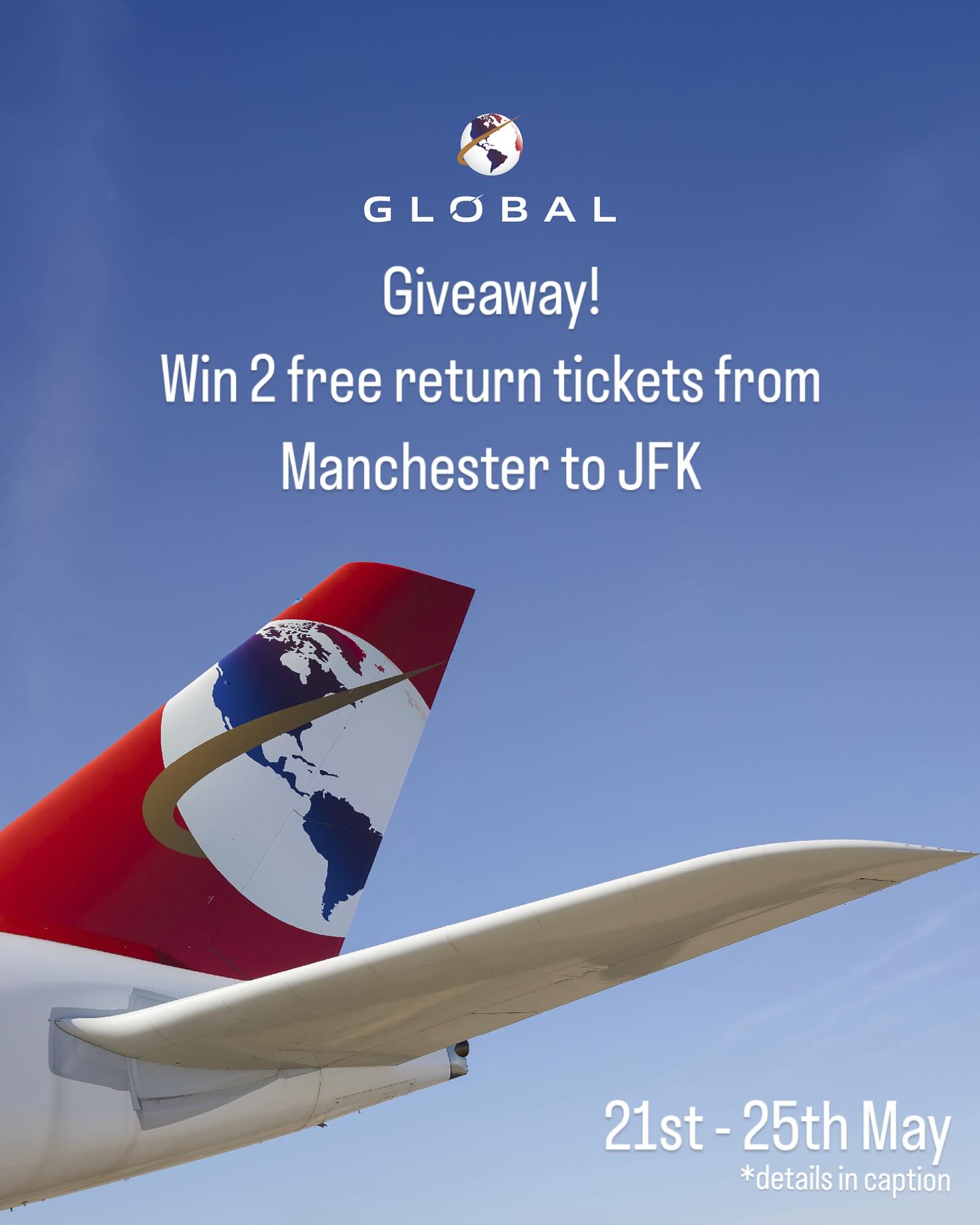 To celebrate the first arrival of 9H-GLOBL at JFK, we’re giving you the chance to win a pair of return tickets from Manchester to New York City!
We’ve partnered with our friends at GA.FLIGHTS to help two lucky travellers experience the excitement of the Big Apple.
The winner and their guest must be available to depart from Manchester on the 21st May, returning on the 25th.
To be in with a chance of winning, tag the person you want to take with you and share. The winner will be announced and contacted this Monday morning!
So act fast to be in with a chance! Good luck, everyone!
*Flights operated by Hi Fly