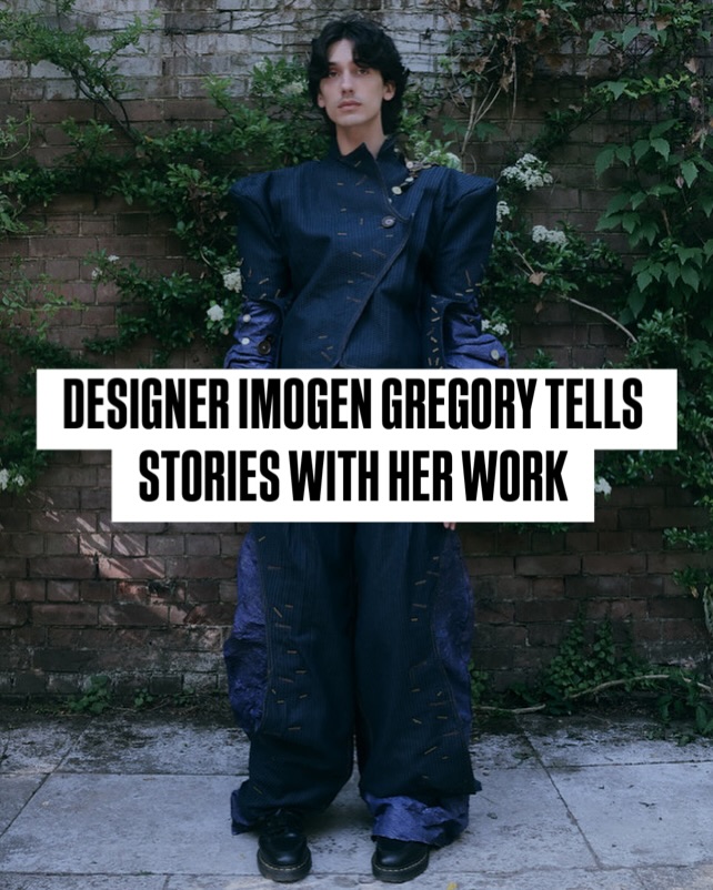 For her denim project, designer @Imogen._Gregory presents “BLUE COLLAR BLACK TIE,” a “two piece tailored suit made from textile manipulated recycled tarpaulin and recycled buttons.”
The concept of the garment follows a workman in search of blueprints of identity and material. He finds himself surrounded by various objects and fabrics such as tarpaulin, strewn across the floor, and with that, he produces a garment, in Gregory’s words, the workman’s “version of a Black Tie.”
It’s about the act of making do with what you have, tying into overconsumption when up-cycling, creation and construction is all around us waiting to be acted upon. If you have the materials, and believe you have the skill, you can put your hand to anything, all while putting your twist on what you aim to create.
A word from the designer: “This piece embodies the convergence of two worlds: the calloused hands of the laborer and the polished shoes of the businessman. It blurs the line between class and costume, binding the DNA of the workman into the seams of a Savile Row silhouette. ‘Blue Collar, Black Tie’ does not merely dress the body—it tells the story of how sweat and strategy are stitched from the same cloth.”
Designer: @imogen._gregory
Photography: @mona.crane
Model: @ollieplamadyala
Creative Direction: @mona.crane
#DESIGNER #FASHION #DESIGN #STYLE #ART #SUIT #BLACKTIE #SUITANDTIE #UAL #BAFCSM #CSM #CENTRALSAINTMARTINS #EMERGINGDESIGNER #FASHIONDESIGN #UND #FASHIONDESIGNER #CREATE #GARMENT #ASTHETIKMAGAZINE #VIRAL #FYP #EXPLOREPAGE #OVERCOMSUMPTION #NEW