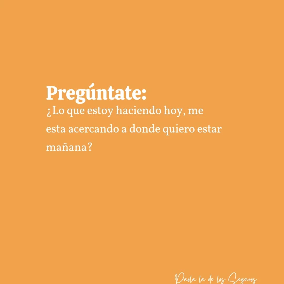 Todos estamos en distintos procesos, no son carreras.
Solo pregúntate si las acciones que cada día haces te va a llevar hacía dónde deseas. ✨
#segurosdevida #ahorro #cambio #asesoríafinanciera