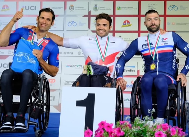 What a week at the ParaCycling World Cup in Maniago 🇮🇹
Thursday’s Time Trial was all heart — I gave it everything I had and finished just 5 seconds off the podium in 4th.
Saturday’s Road Race was a true battle — me vs. three strong French riders. It was a tactical, high-powered fight to the line, and I came away with 2nd place 🥈.
Gods strength gave me the power to fly today. Grateful for the opportunity to represent @teamusa and @usparacycling on the world stage once again 🙌🇺🇸
📍Maniago, Italy
#ParaCycling #TeamUSA #USParaCycling #FaithFueled #ManiagoWorldCup #RoadToParis #GrindAndGlory