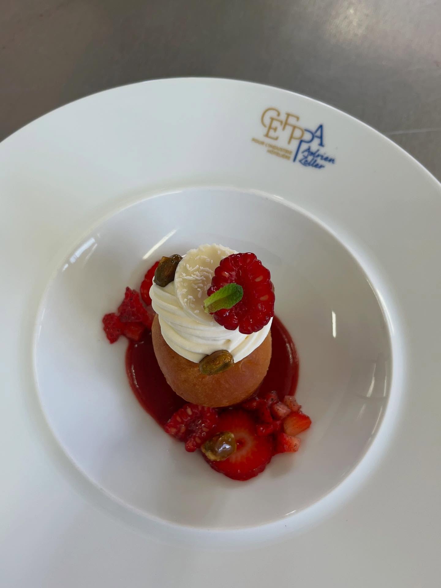 Best Bouchées of April in France 😋 (oui, on est le 20 mai…)
Read on for some of my favorites foods and feelings from last month.
1) Baba fruits rouges 🍓| by me en examen blanc au @cefppa 💭 Feeling the proudest I’ve felt during pastry school!
2) Asperges et tout ce qui va avec 🍽 | by the fam 💭 Feeling joyful
3) Rhubarb dessert à l’assiette 🌸 | by me 💭 Feeling creative and pleased
4) Quinoa bowl 🥗 | by me & J 💭 Feeling happy and healthy at home
5) Entremets fraise, chocolat, poivre de Java pour Pâques 🍓🍫 | by me 💭 Feeling accomplished and a bit frazzled (this took me 3 days)
6) Risotto ail des ours, asperges 🍚🍃 | by me (again!) 💭 Feeling comfortable in the kitchen
7) Tartare de boeuf 🥩 | by @lawinstub_chambard 💭 Feeling starstruck and very, very full
8) My first ever fraisier 🍓 | by me au @cefppa 💭 Feeling pleased, despite the somewhat vintage requirements
What’s the best thing you’ve eaten recently? Qu’est-ce que vous avez mangé de bon récemment ?
.
.
.
#mulhouse #food #eeeeats #eeeeeats #whatieat #fooddiary #wieiad #manger #cuisine #cuisiner #cookingschool #capcuisine #ecoledecuisine #alsace #68 #americaninfrance #france #frenchfood #patisserie #pastry #cooking #homecooking #desserts #pastryschool #cuisinemaison #restaurant #restauration #uneboucheeaday