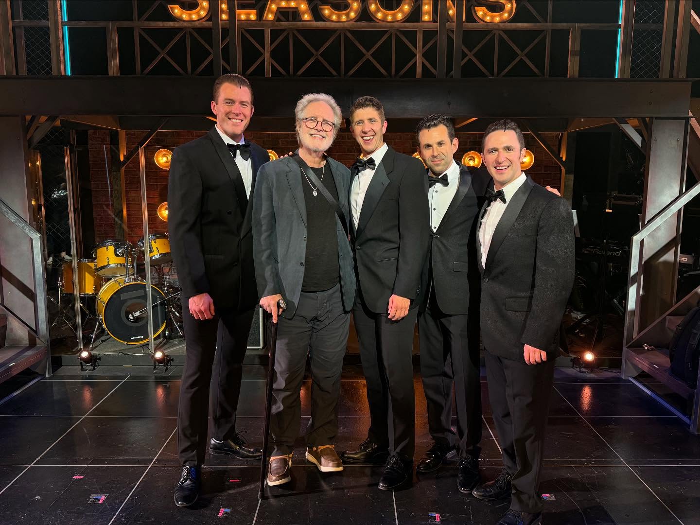 Sorry, one more JB post.
How could I not, when the actual Bob Gaudio is in attendance at our closing show today. I had met Bob a few times years earlier when I was in the national tour and Broadway companies, and he was still just as kind as I remember him.
He said some things to us, and to me, that I will hold close for a very, very long time.
An incredible closing show with a true legend in attendance. How lucky were we all.