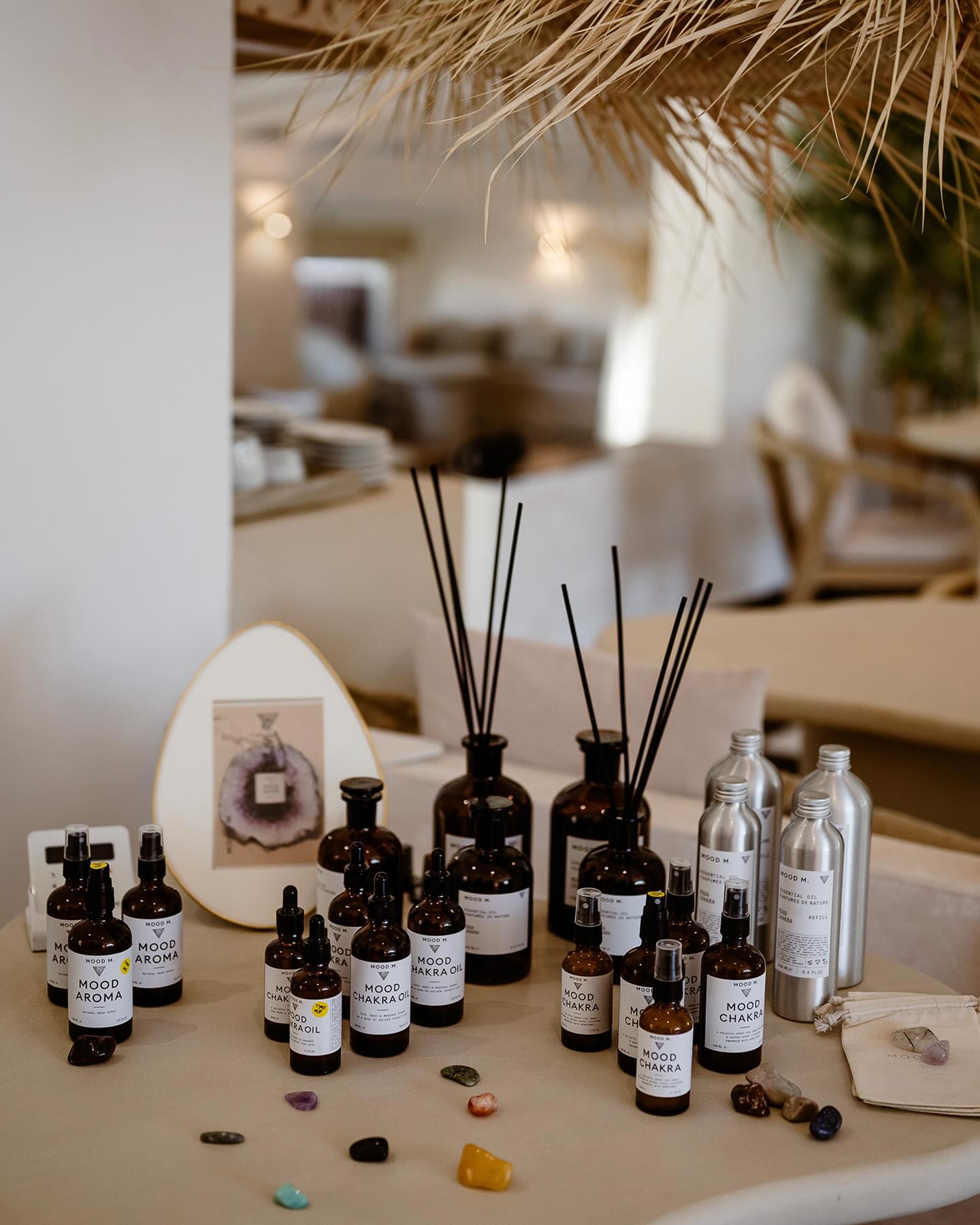 -
Mood M. at the Mini Luxury Market in Ibiza.
Honoured to have been part of this inspiring gathering at Hotel Galfi — spreading our natural scents across the heart of the island. Grateful for the sunshine, soulful conversations, and meaningful connections.
📷 by Anouk @capturinglightibiza
#MoodM #MiniLuxuryMarket #IbizaWellness #HotelGalfi #NaturalCare #ItsInOurNature #ElevateYourMood #Mindcare #MoodMovement