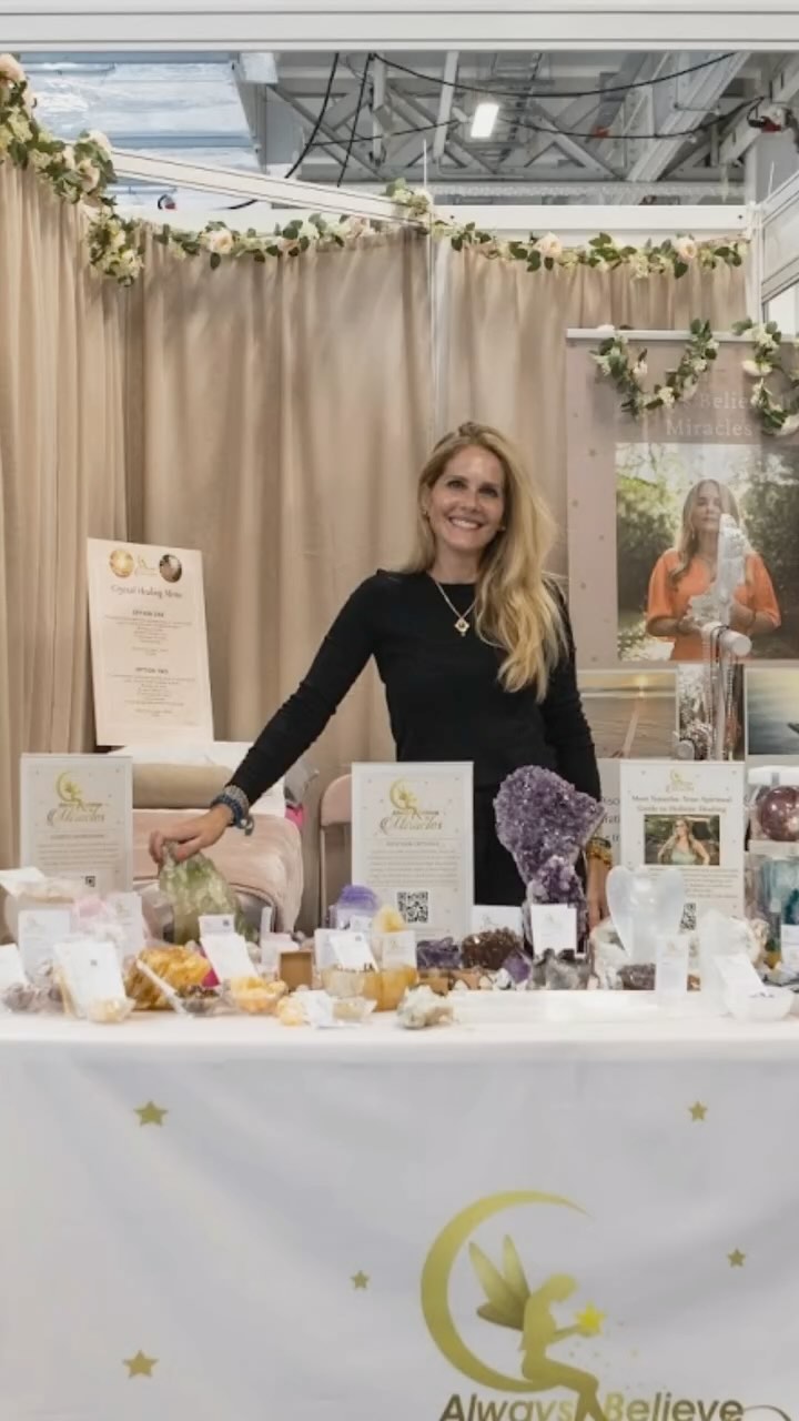 Always Believe In Miracles - Stand A19 ✨
Excited to see you at the Mind Body Spirit Festival in London this weekend, doors open on Friday!!! Make sure you have your tickets for another year of expansive energy and connection ✨Looking forward to seeing you @mbswellbeing @olympialondon
We are back for another amazing year, would love for you to stop by and say hello at Stand A19 (same place as last year!)
As always will be showcasing a beautiful collection of crystals that you can purchase, including some rare and unusual pieces.
We’ll also be offering crystal healing and energetic release —mini sessions can be booked in advance if you’d like to reserve your spot if not just schedule on the day 💛
We’ll also be chatting about upcoming events and what’s in store for the future of Always Believe In Miracles. Some of the team will be there helping out, so it’ll be a great chance for you to meet them!
Come and find us at Stand A19—we can’t wait to see you there!
Any questions, please DM. Hope to see you there 💚
With love always,
Natasha
xoxo
#mindbodyspiritfestival #london #olympia #londonolympia #crystals #onlineshop #crystalhealing #healing #events #workshops #crystalknowledge #teacher #questions #onlineshop #shopping #spiritual #energetichealing #energeticrelease #letsgo