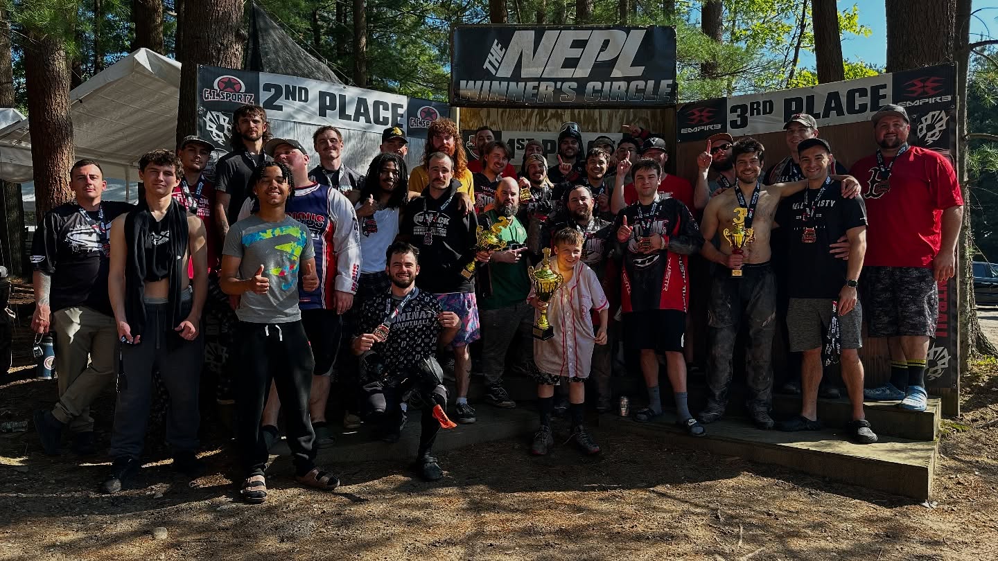 NEXL Event 2 Podium Winners!
The second XBall event of the year is in the books and these teams earned their spots at the top!
Congratulations to all of our champions! 🏆
In D3 XBall:
🥇 New England Storm
🥈 Team Malicious
🥉 Hello Nasty
In D4 XBall
🥇 AG Knights
🥈 Sierra 🇨🇦
🥉 Boston Armada
A huge thank you to our ref crews for keeping the games running fair and clean all weekend long, to our fans and supporters who showed up and brought the energy, and to everyone watching from home on the NEPL Webcast—including our production team and hosts who kept the action informative and entertaining 😬 from start to finish.
We’re not done yet—mark your calendars:
• NEPL 3-Man & 5-Man – June 28-29 at AG Paintball @agpaintball
• NEXL Event 3 – July 12-13 at Boston Paintball Maynard @bostonpaintball
We’ll see you back on the field soon!
#NEXL #NEPL #PaintballNewEngland #XBall #PaintballPodium #Event2Complete #3Man #5Man #Event3Loading #ThankYouRefs #ThankYouFans #NEPLWebcast