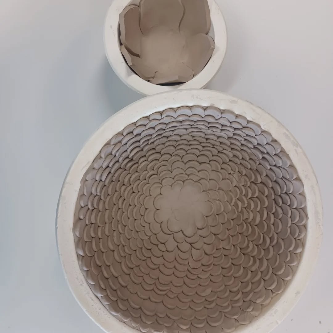 Heute war eine ganz tolle Familie bei mir und die 4 haben so tolle Sachen getöpfert 😍