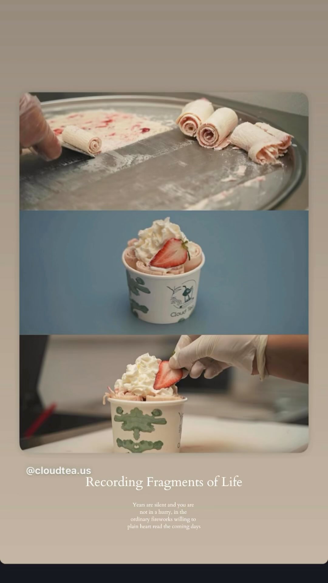 ice cream cravings? we got you. creamy, cold & made to melt hearts only at Cloud Tea!