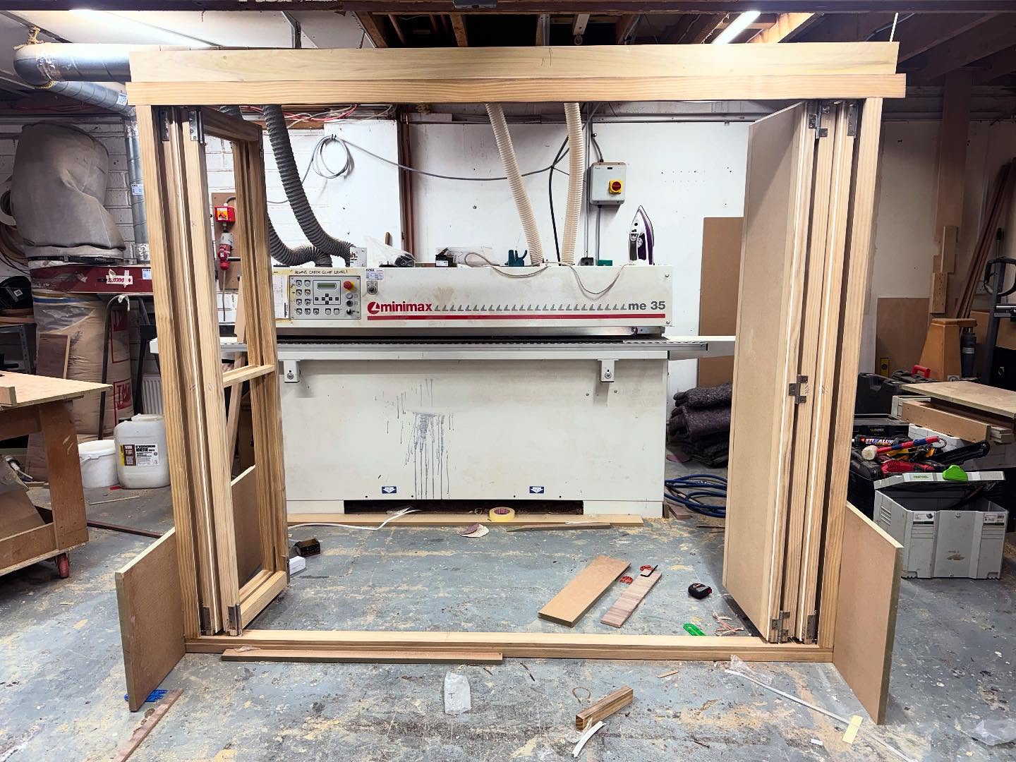 There no limit to what’s possible at Inwood Design. Our incredibly talented workshop team created these 5 panel bifold windows for a new hotel establishment on the Weymouth seafront. Lookout for it this summer.
Of course the finest service for window hardware came from @scfhardwareltd hit them up for any joinery or cabinetry hardware.
#bifolds #bifoldwindows #windowdesign #windows #bespokewindows #customwindows #windowmaking #windowjoinery #bifoldjoinery #handmadejoinery #handmadewindows