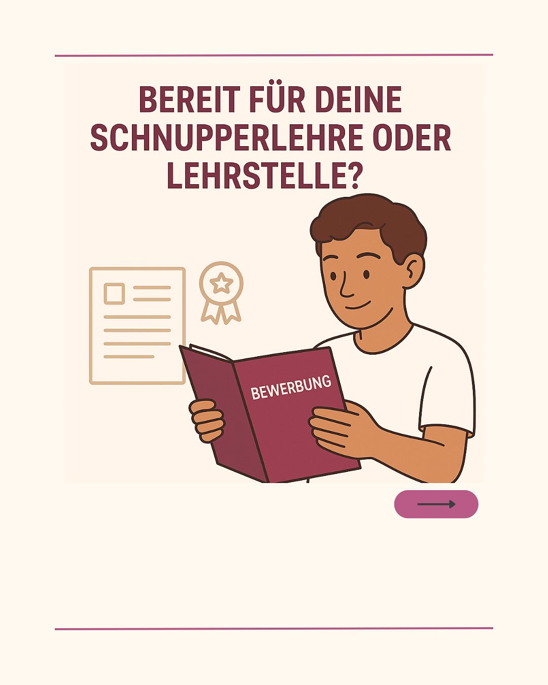 Dann melde dich jetzt bei mir, um dich von deiner besten Seite zeigen zu können. #coaching #lehrstelle #schnupperlehre #linkeszürichseeufer #thalwil #kilchberg #rüschlikon #horgen
