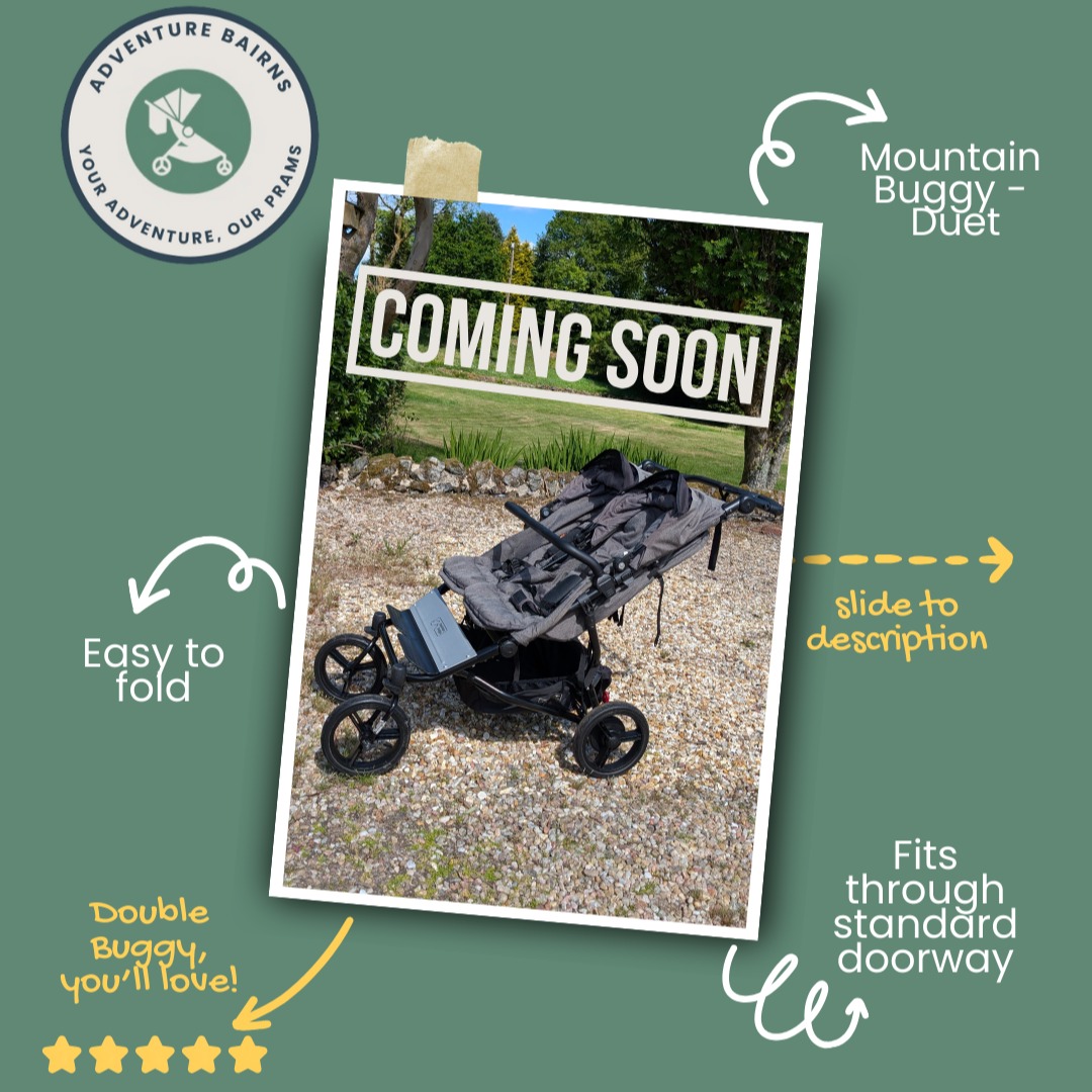 Next up - Mountain Buggy's Duet!
The perfect buggy for two!
A bassinet can be added to one or both sides and this buggy can fit through a standard doorway making your way through coffee shops and restaurants is easy!
#WestHighlandWay #PramRental #OffRoadPrams #FamilyAdventure #Scotland