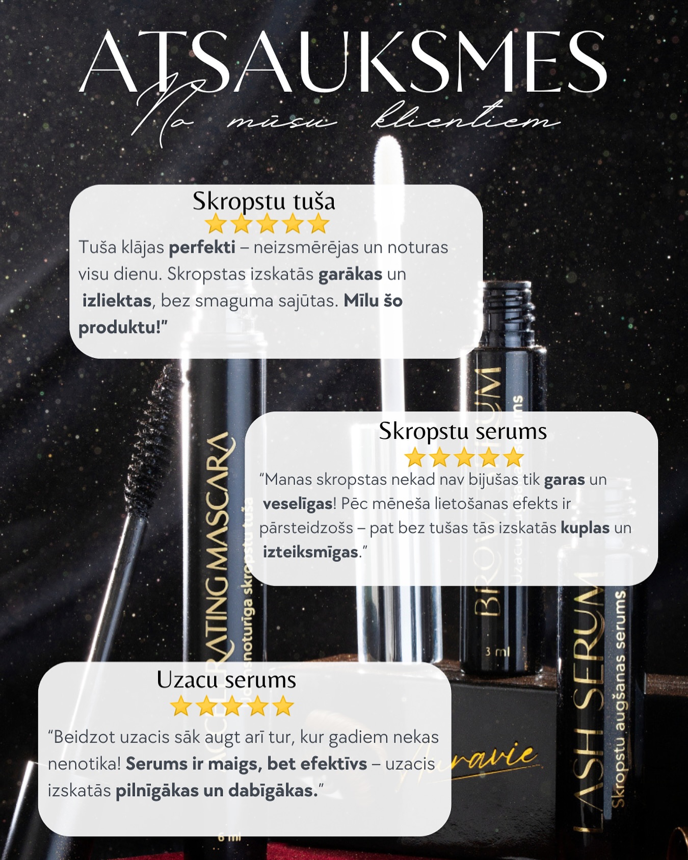 Atsauksmes no mūsu klientiem ❤️