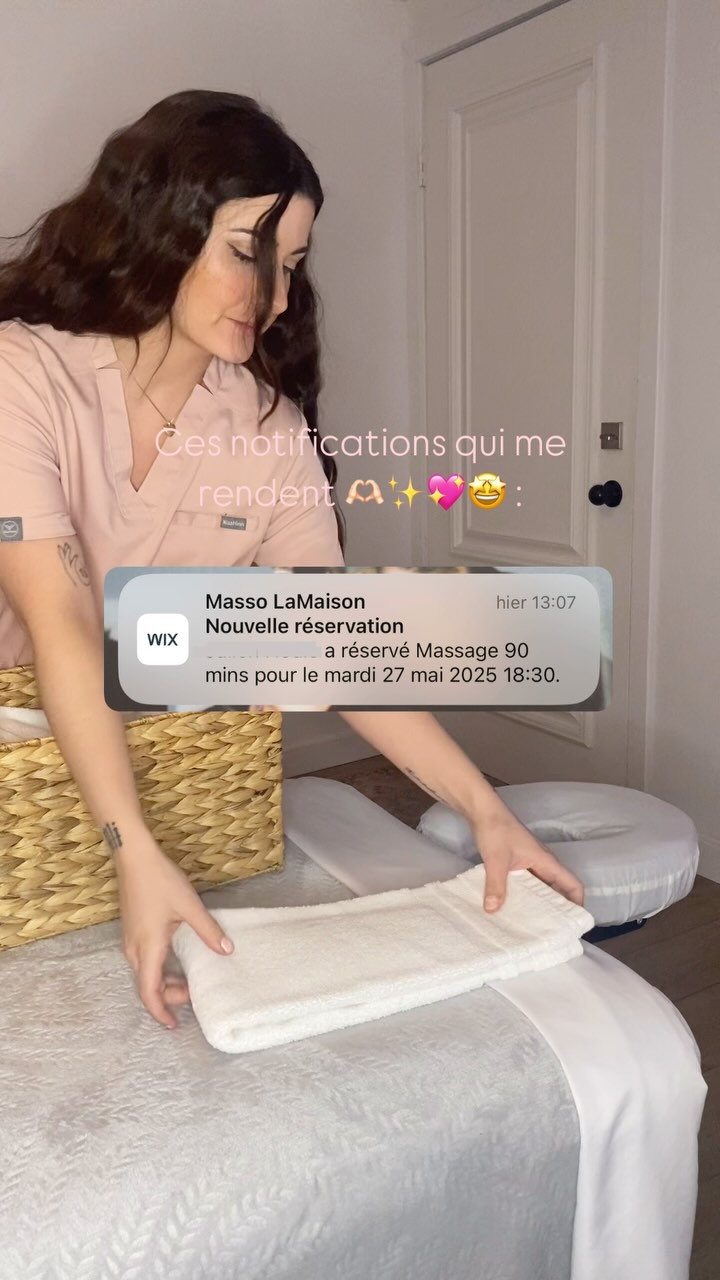 C’est là que je réalise que ce n’est pas juste un travail, mais bien une passion, quand chaque réservation me rend heureuse 👏🏻✨
☎️ : https://www.massotherapielamaison.com