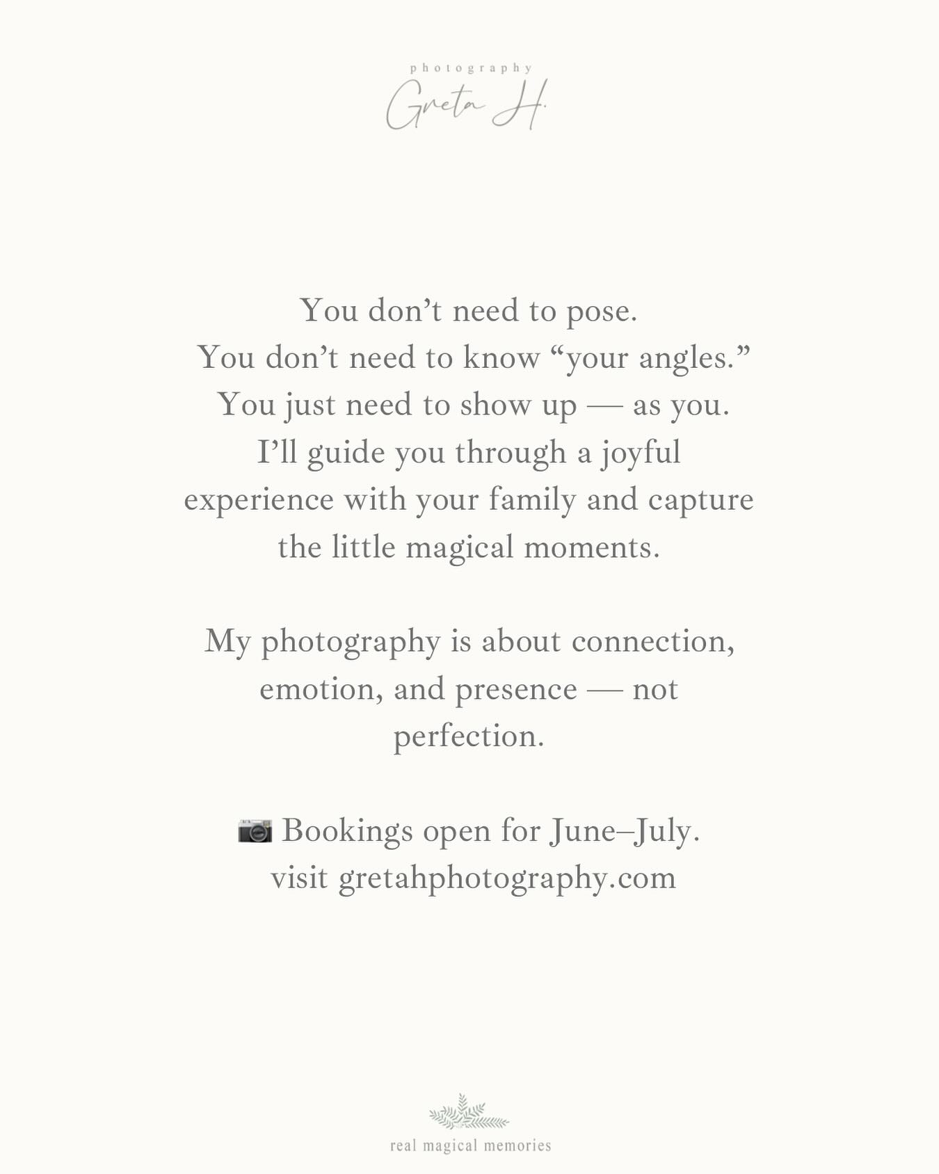 Now booking June–July sessions ✨ let’s capture your family’s magical moments.