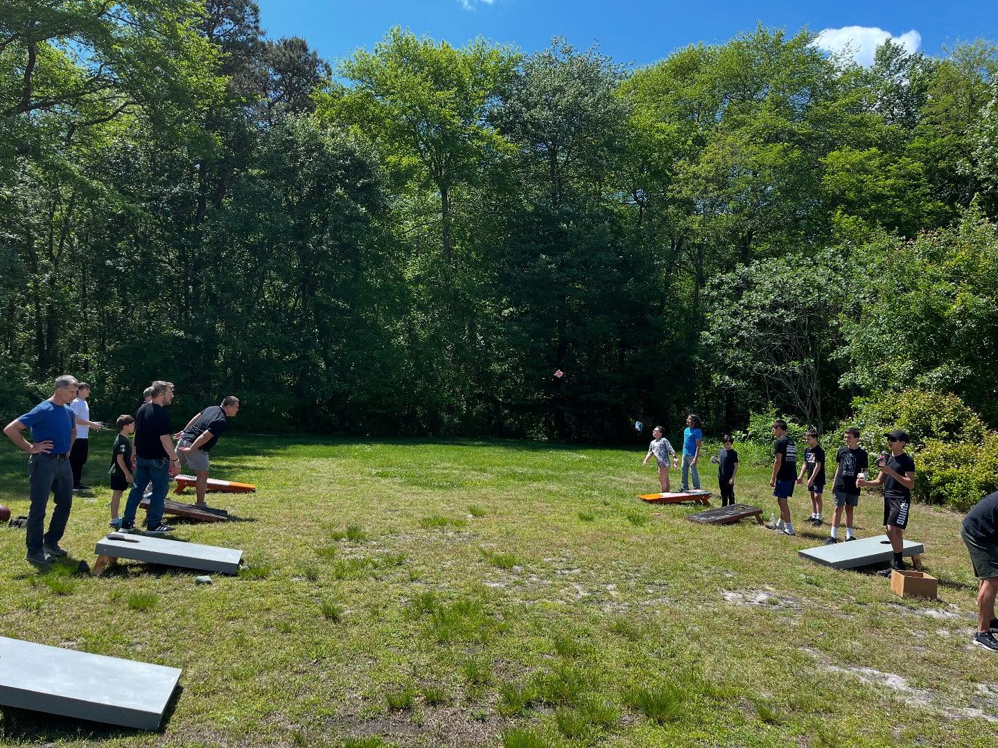 This weekend the girls spent the afternoon with their mothers at a tasty tea party hosted by our girls discipleship ministry, Soul Sister! The boys enjoyed a father son cornhole tournament hosted by our boys discipleship ministry, The Forge!