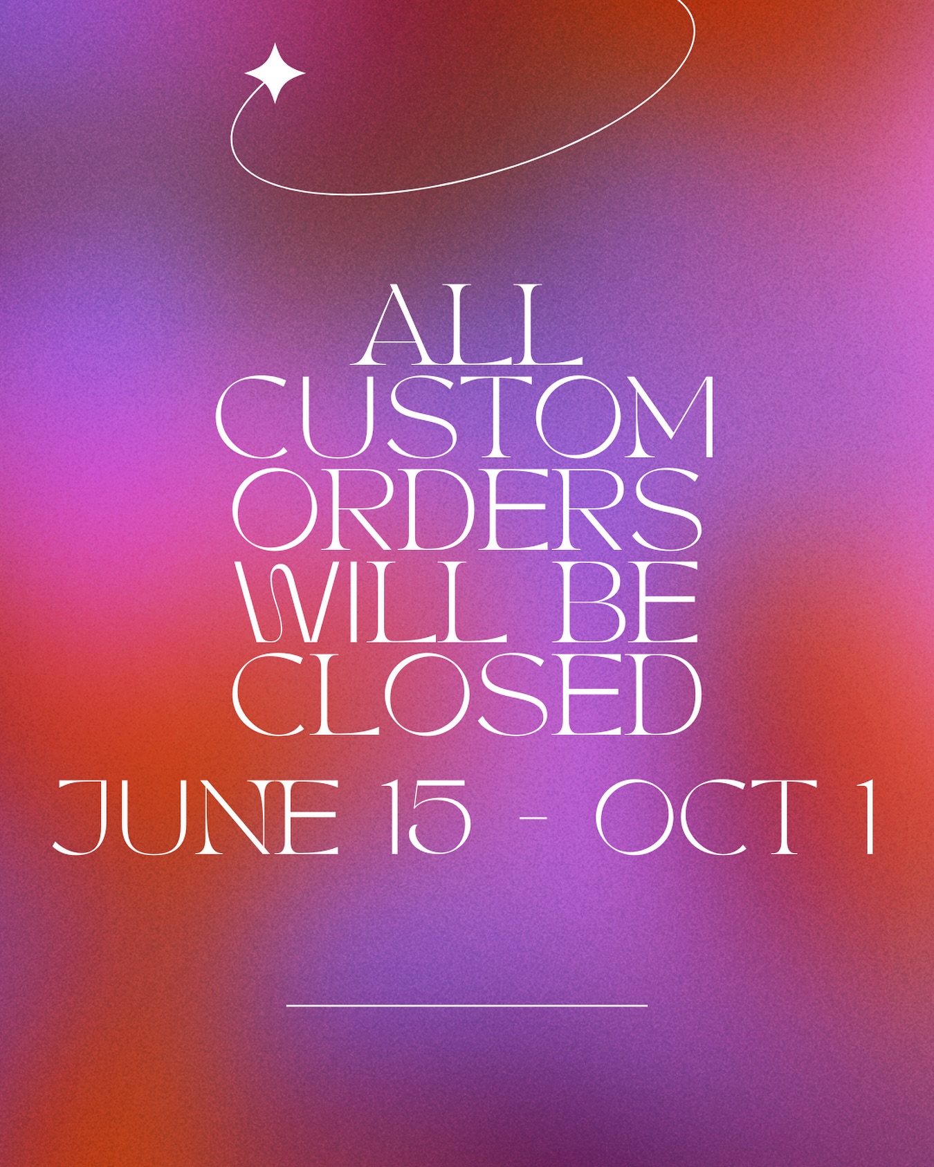 We’re going on a summer hiatus for custom orders: ALL commissions and custom orders will be CLOSED from June 15th until October 1st, 2025. We will continue to ship our premade collection, as well as in stock merch for both Hollywood Handbook and We’re Here to Help. We will respond to emails when possible, but it may take several days.
If you have a custom order in mind, please contact us between now and June 15th
Thank you and we will see you again soon! 🪡
Leah